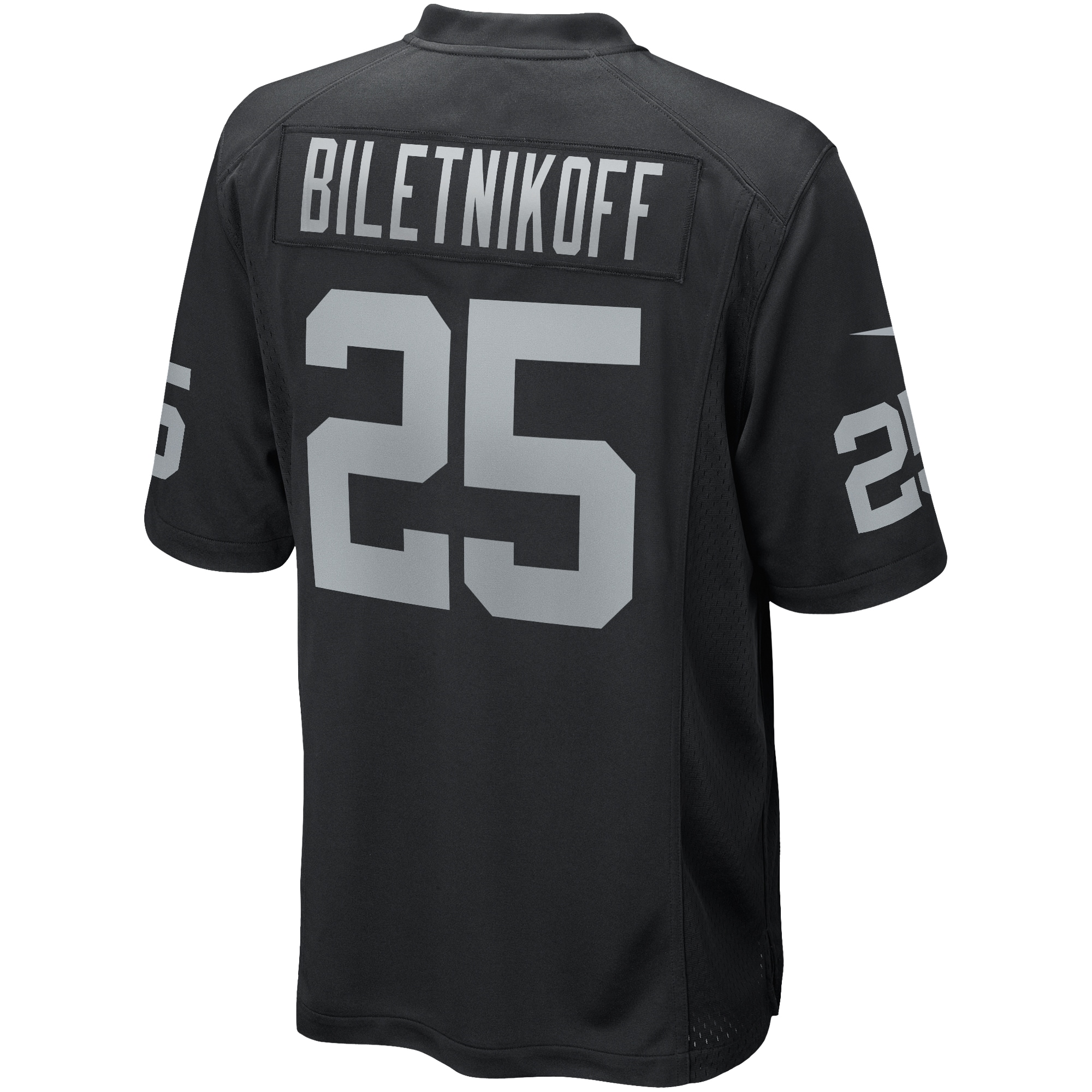 Fred Biletnikoff Las Vegas Raiders Nike Game Retired Player Jersey – Black Clowdercats
