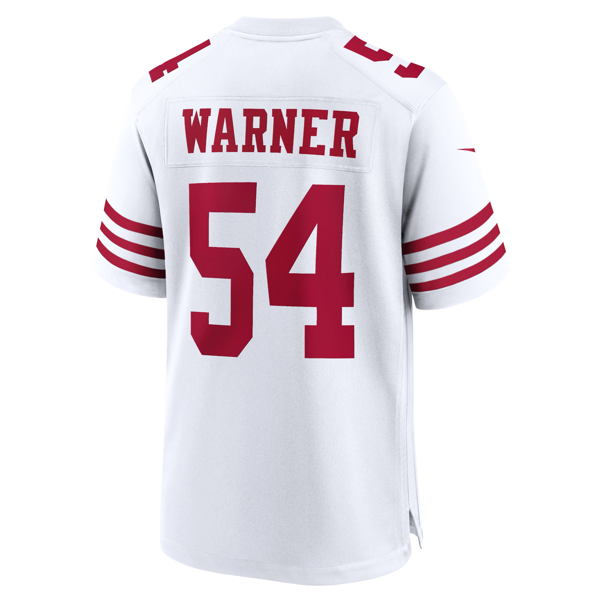 Fred Warner San Francisco 49ers Nike Team Game Player Jersey – White Clowdercats