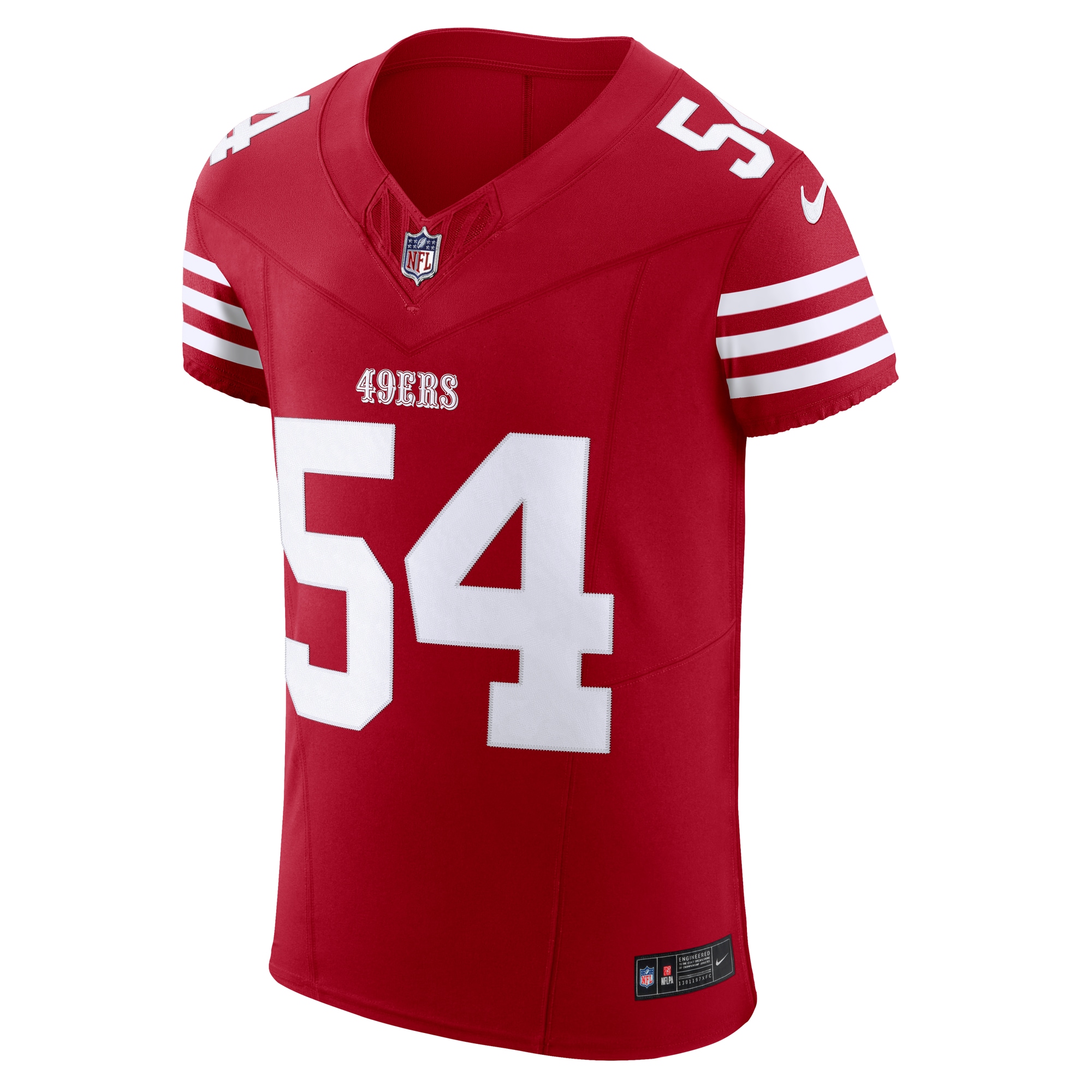 Fred Warner San Francisco 49ers Nike Vapor F.U.S.E. Elite Jersey – Scarlet Clowdercats