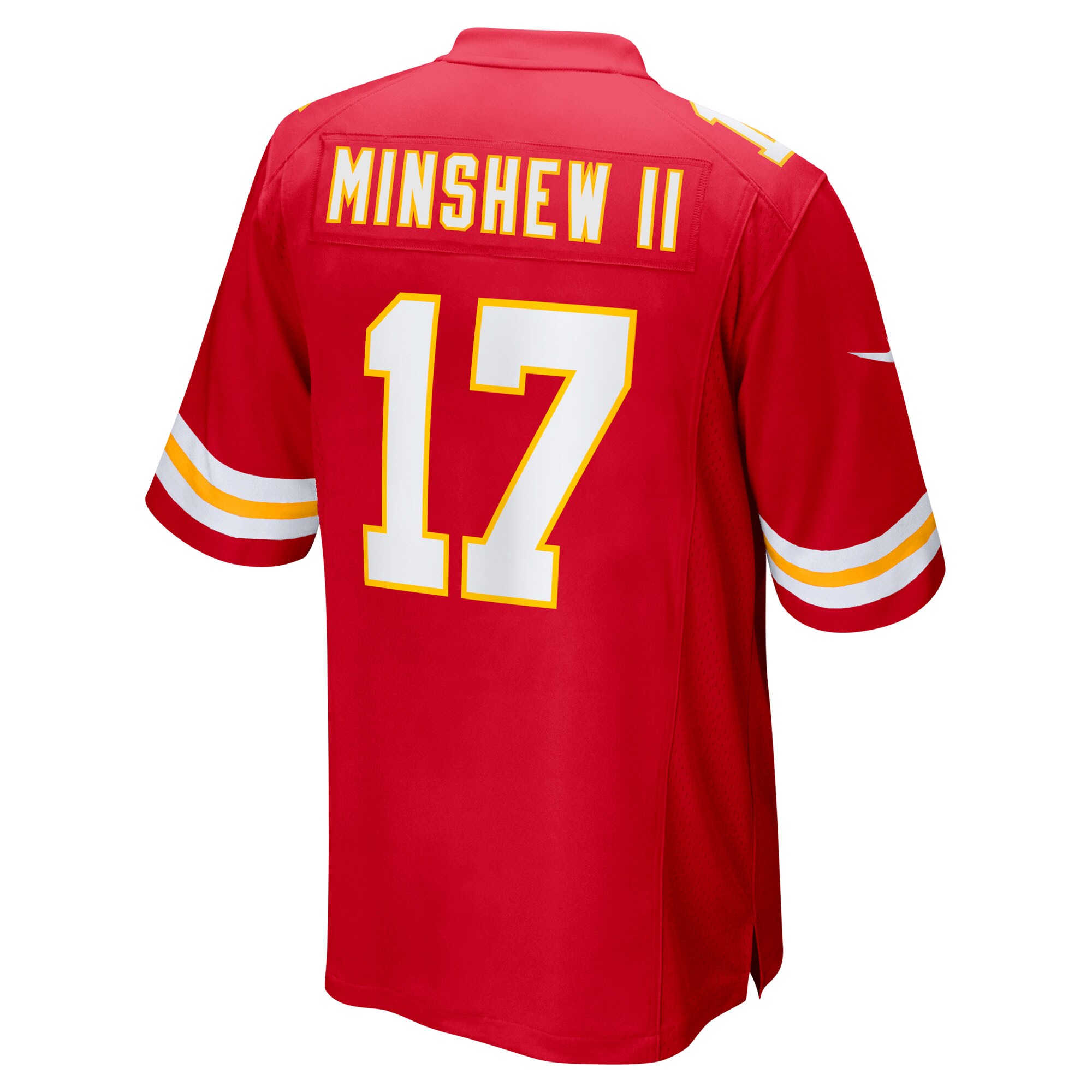 Gardner Minshew II Kansas City Chiefs Nike Team Game Jersey – Red Clowdercats