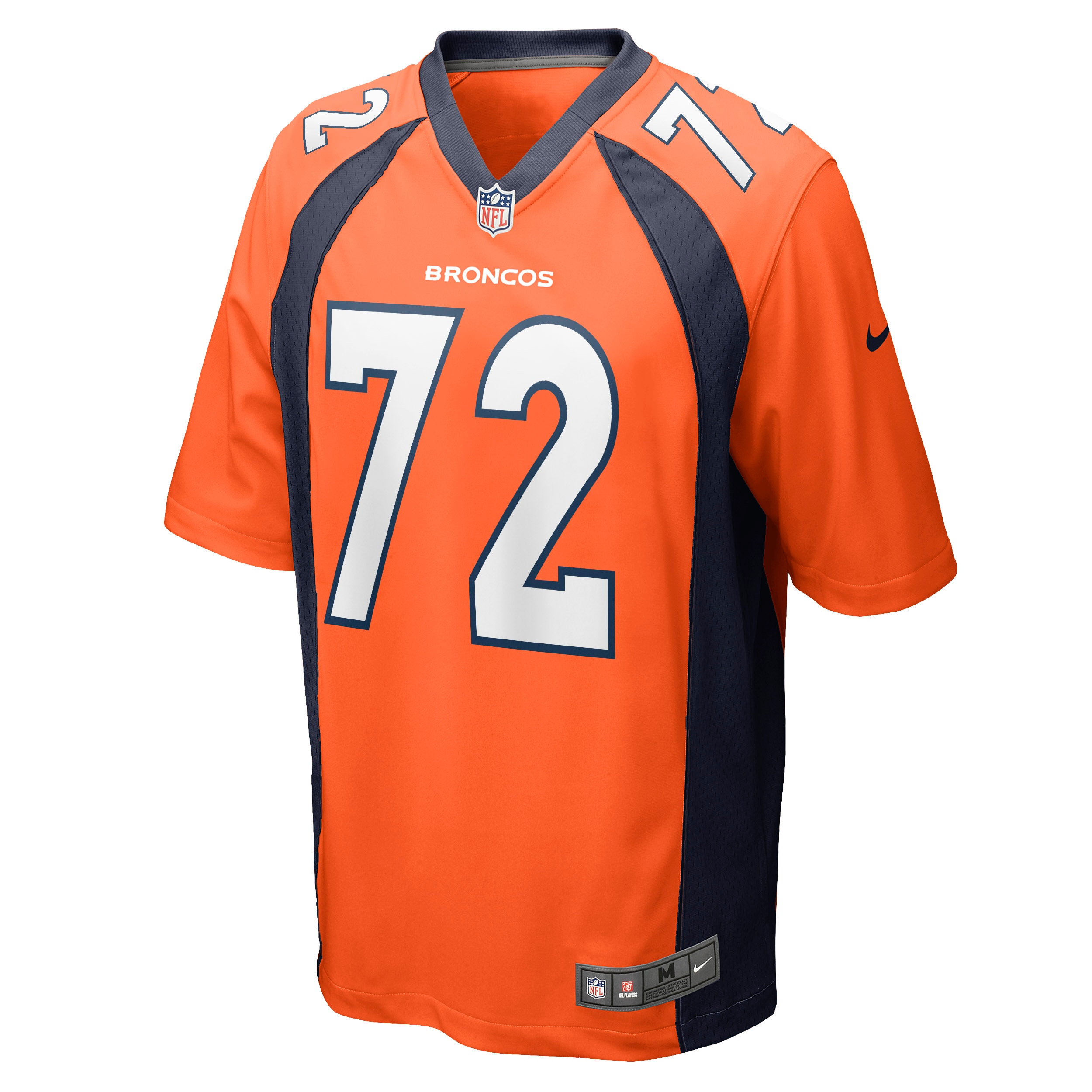 Garett Bolles Denver Broncos Nike Game Jersey – Orange Clowdercats