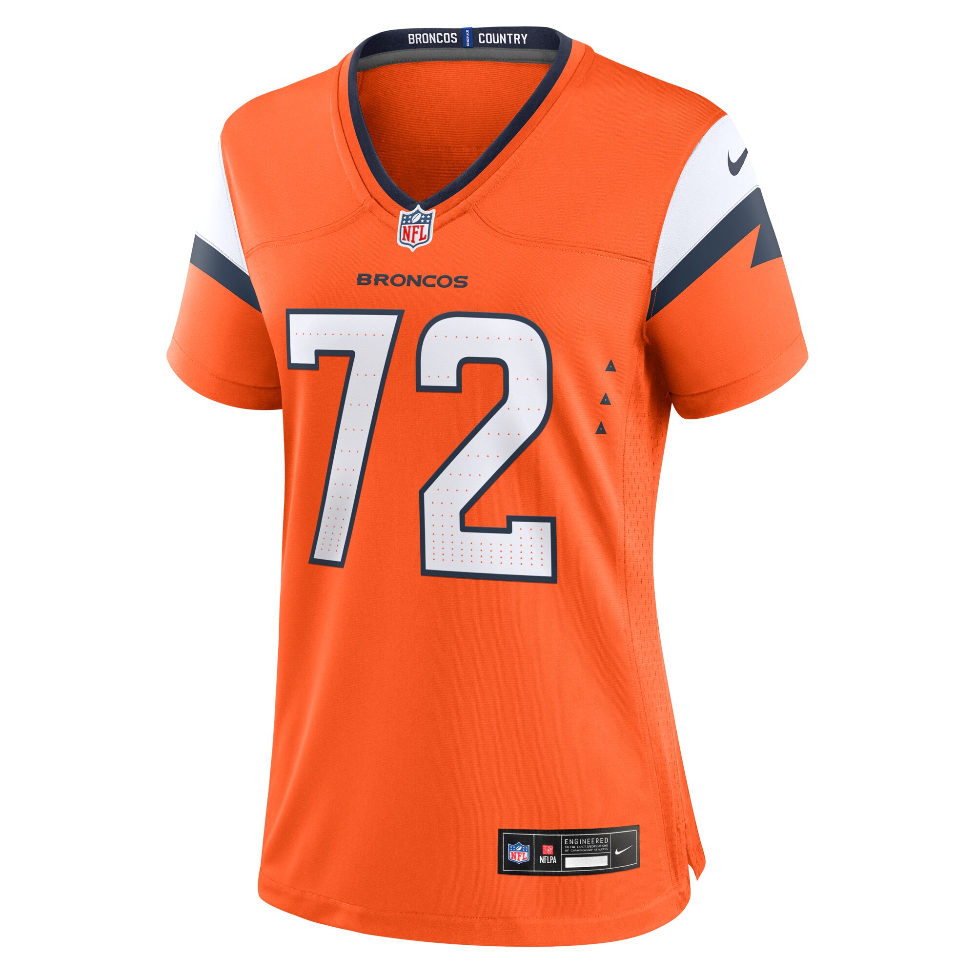 Garett Bolles Denver Broncos Nike Women’s Team Game Jersey – Orange Clowdercats