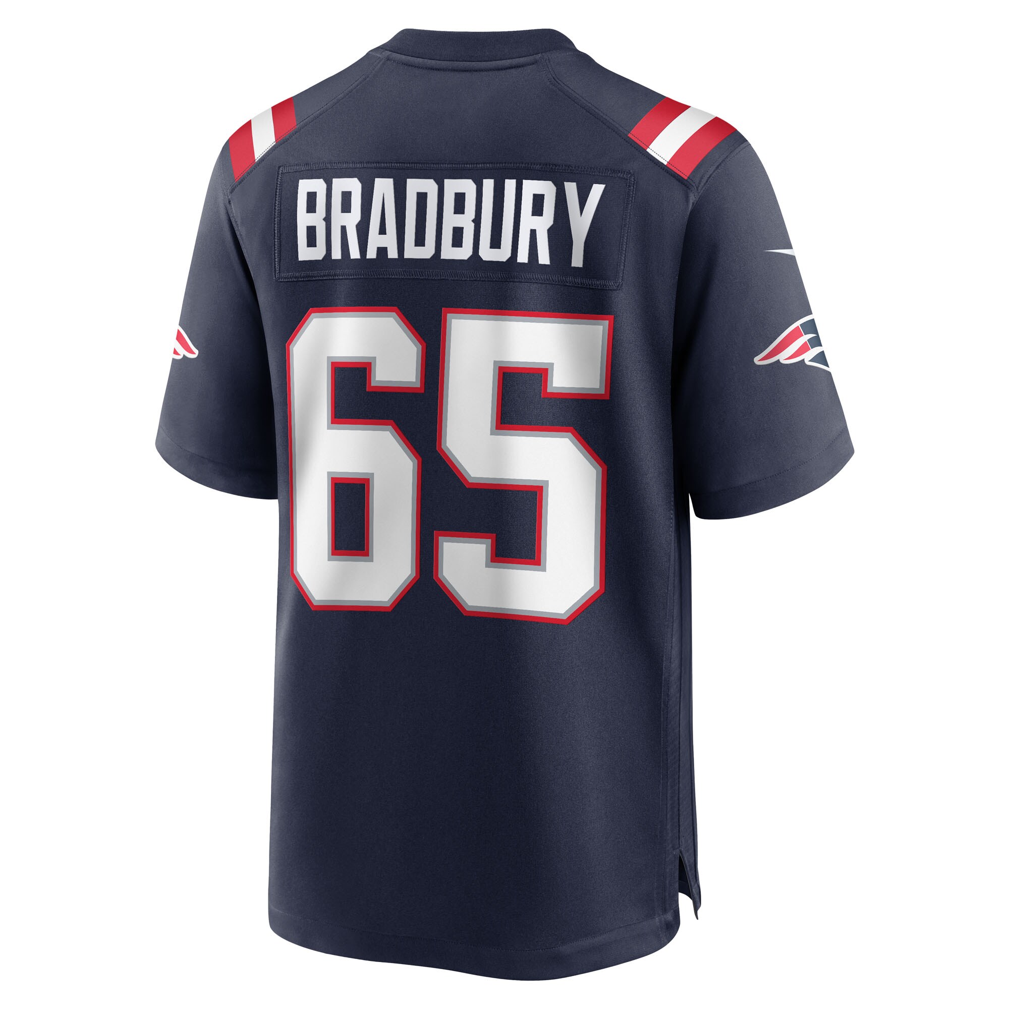 Garrett Bradbury New England Patriots Nike Team Game Jersey – Navy Clowdercats