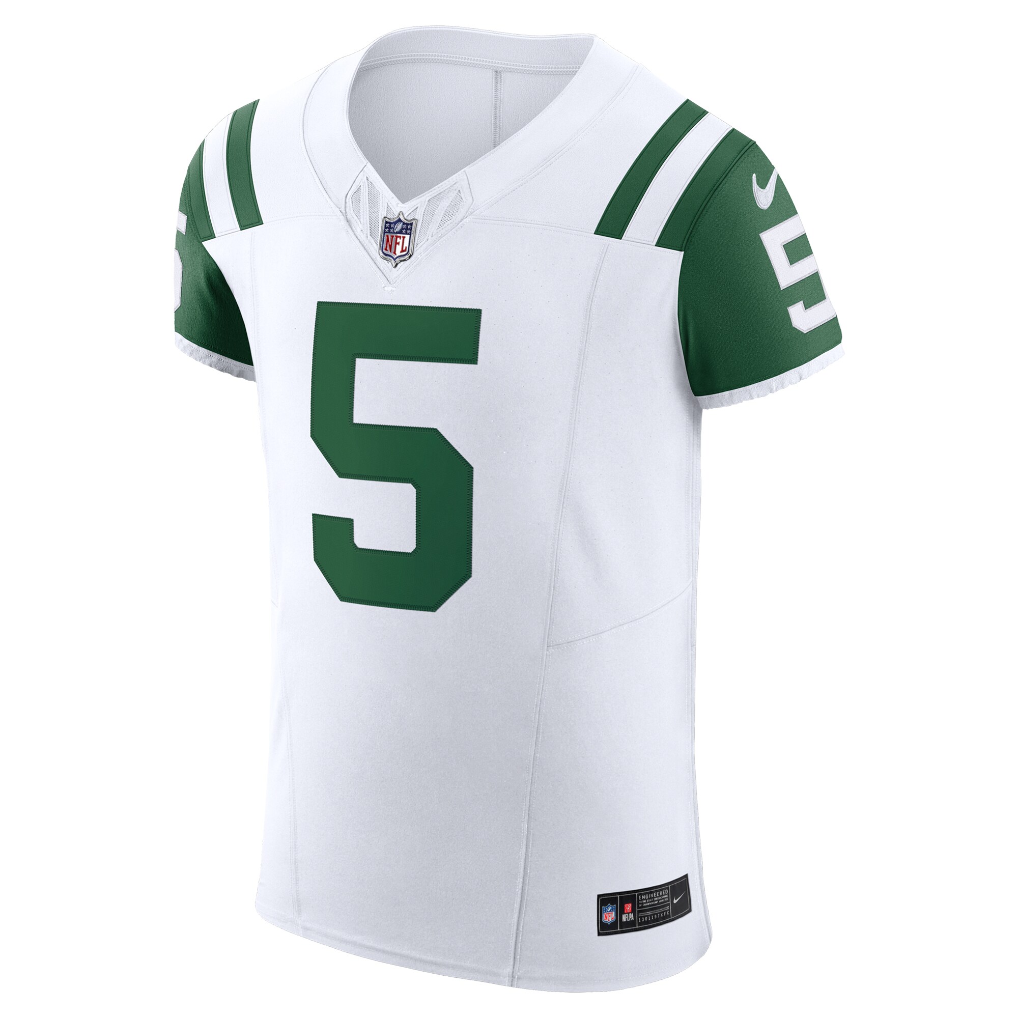 Garrett Wilson New York Jets Nike Classic Alternate Vapor F.U.S.E. Elite Jersey – White Clowdercats