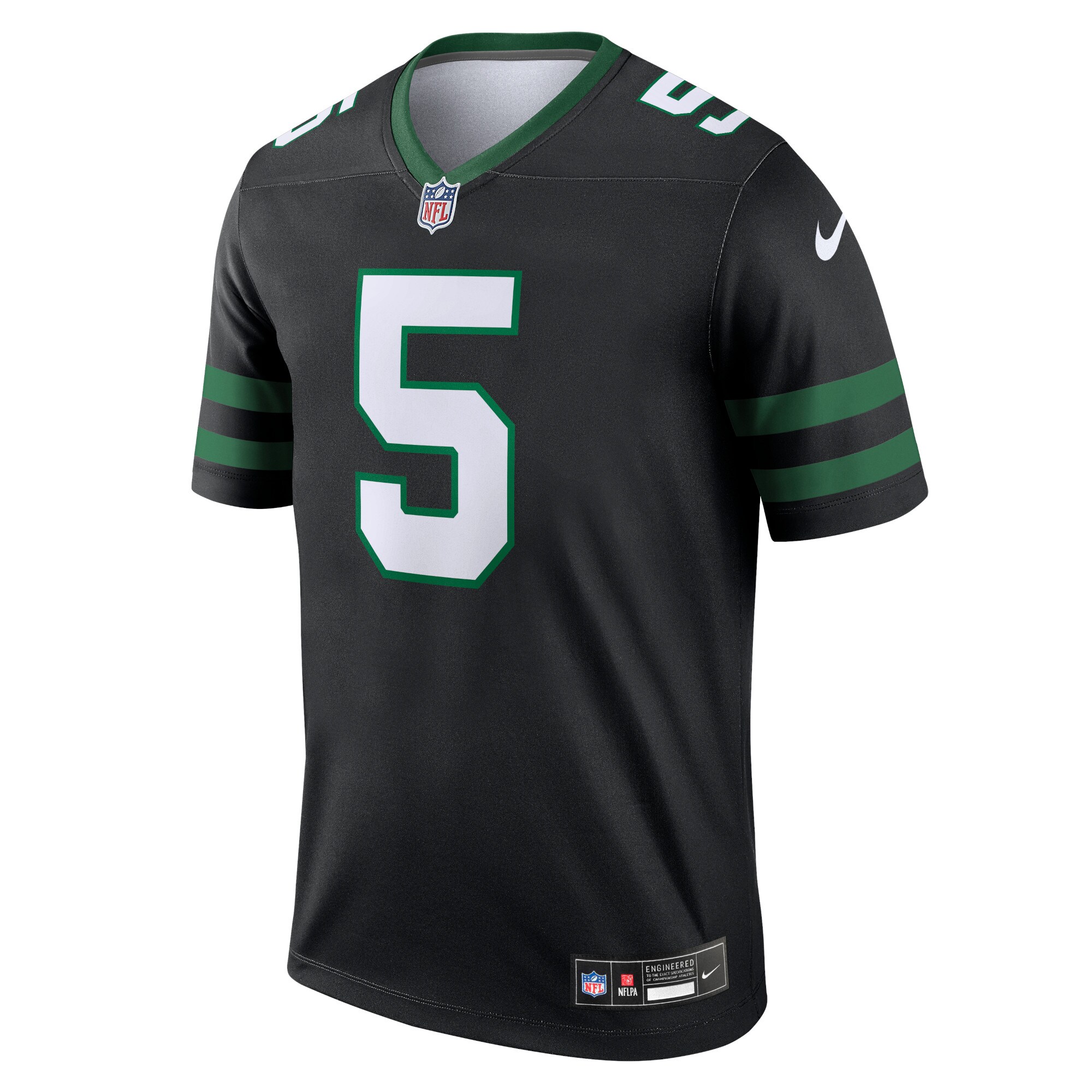 Garrett Wilson New York Jets Nike Legend Player Performance Top – Black Clowdercats