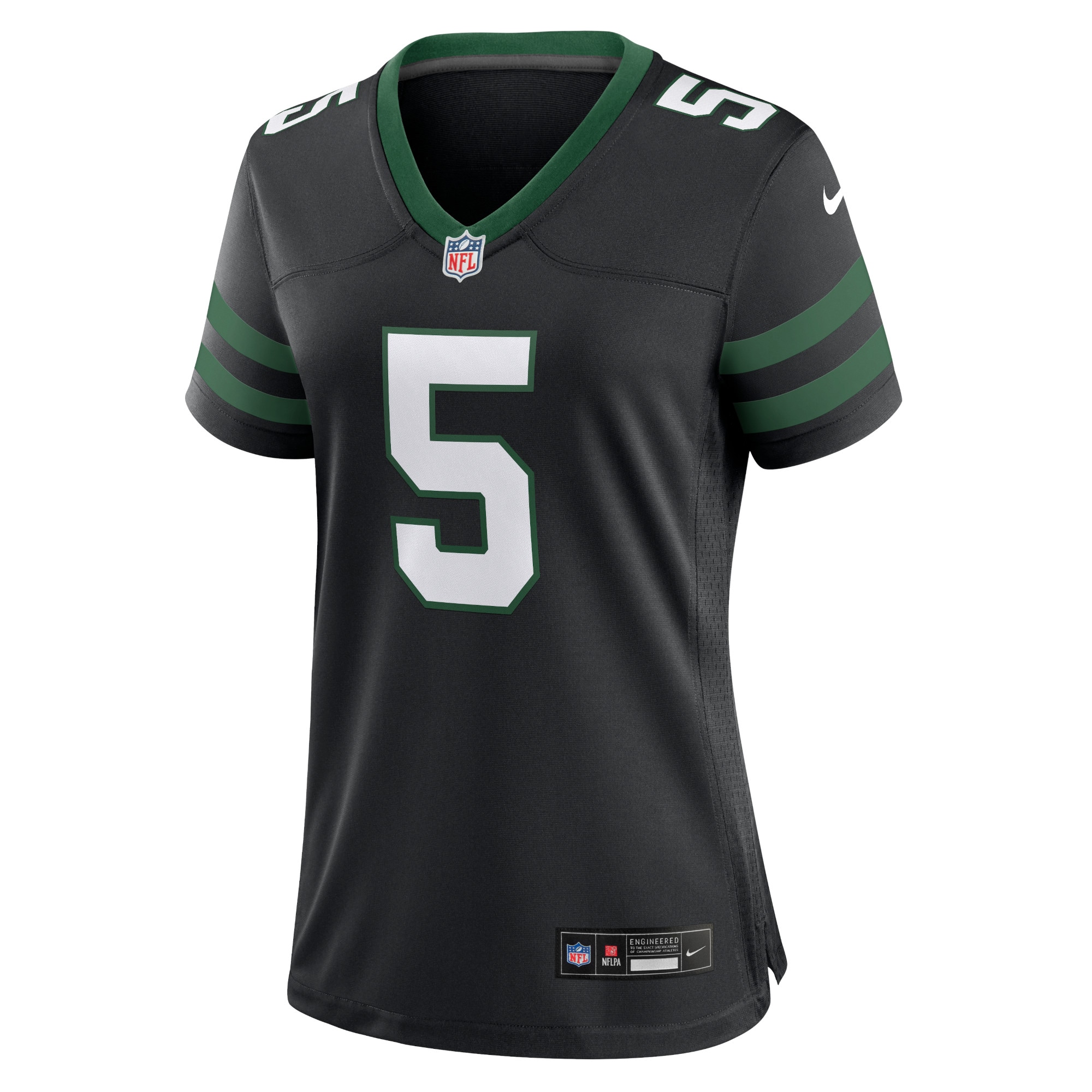 Garrett Wilson New York Jets Nike Women’s Alternate Game Jersey – Legacy Black Clowdercats