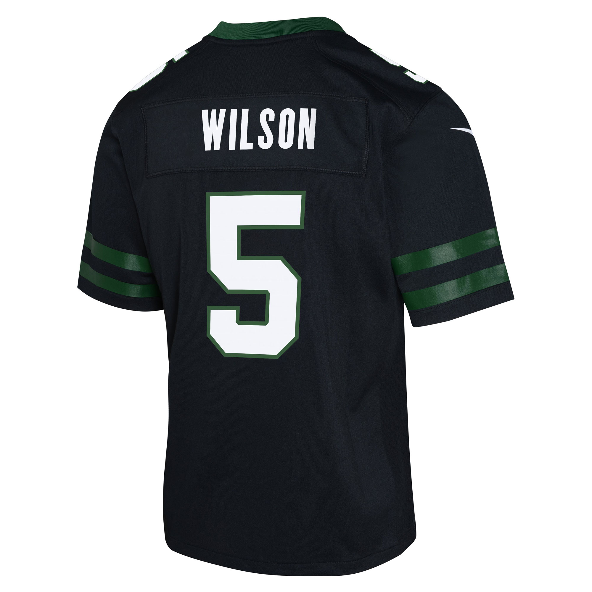 Garrett Wilson New York Jets Nike Youth Game Jersey – Black Clowdercats