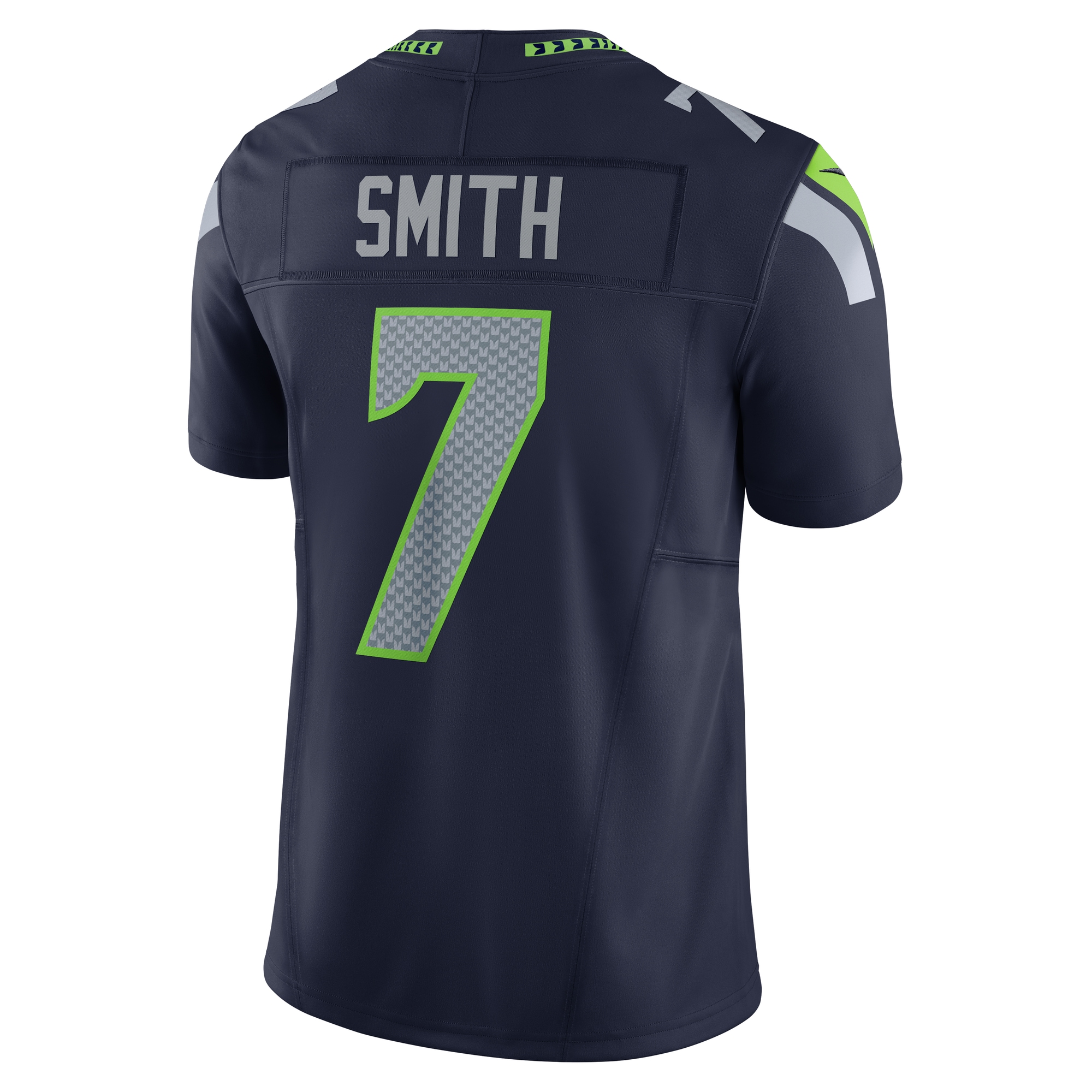 Geno Smith Seattle Seahawks Nike 50th Season Vapor F.U.S.E. Limited Jersey – College Navy Clowdercats