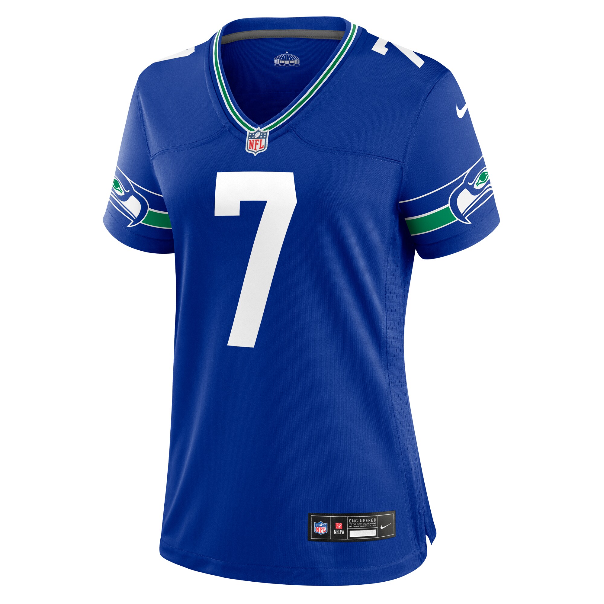 Geno Smith Seattle Seahawks Nike Women’s Player Jersey – Royal Clowdercats