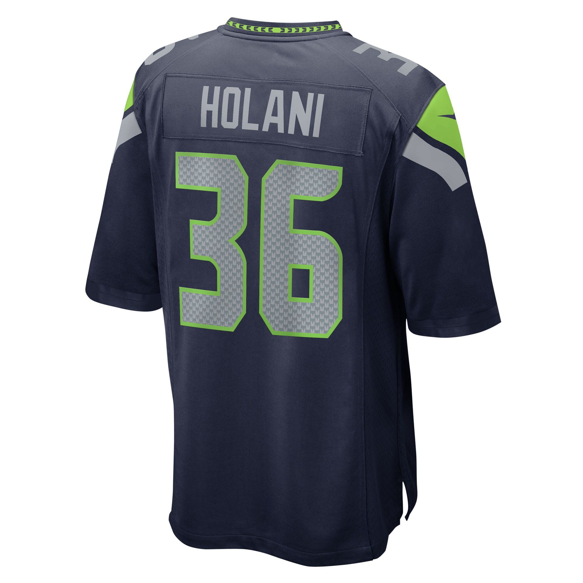 George Holani Seattle Seahawks Nike Team Game Jersey – College Navy Clowdercats