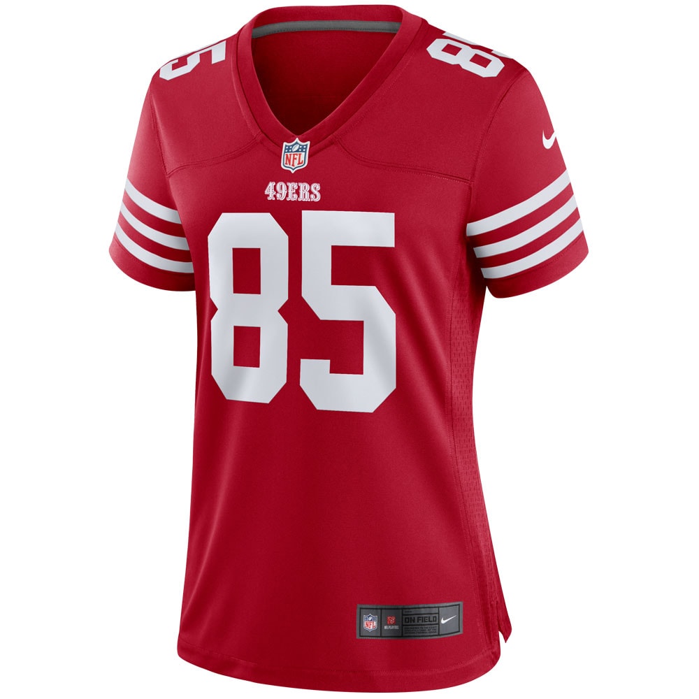 George Kittle San Francisco 49ers Nike Women’s Player Jersey – Scarlet Clowdercats