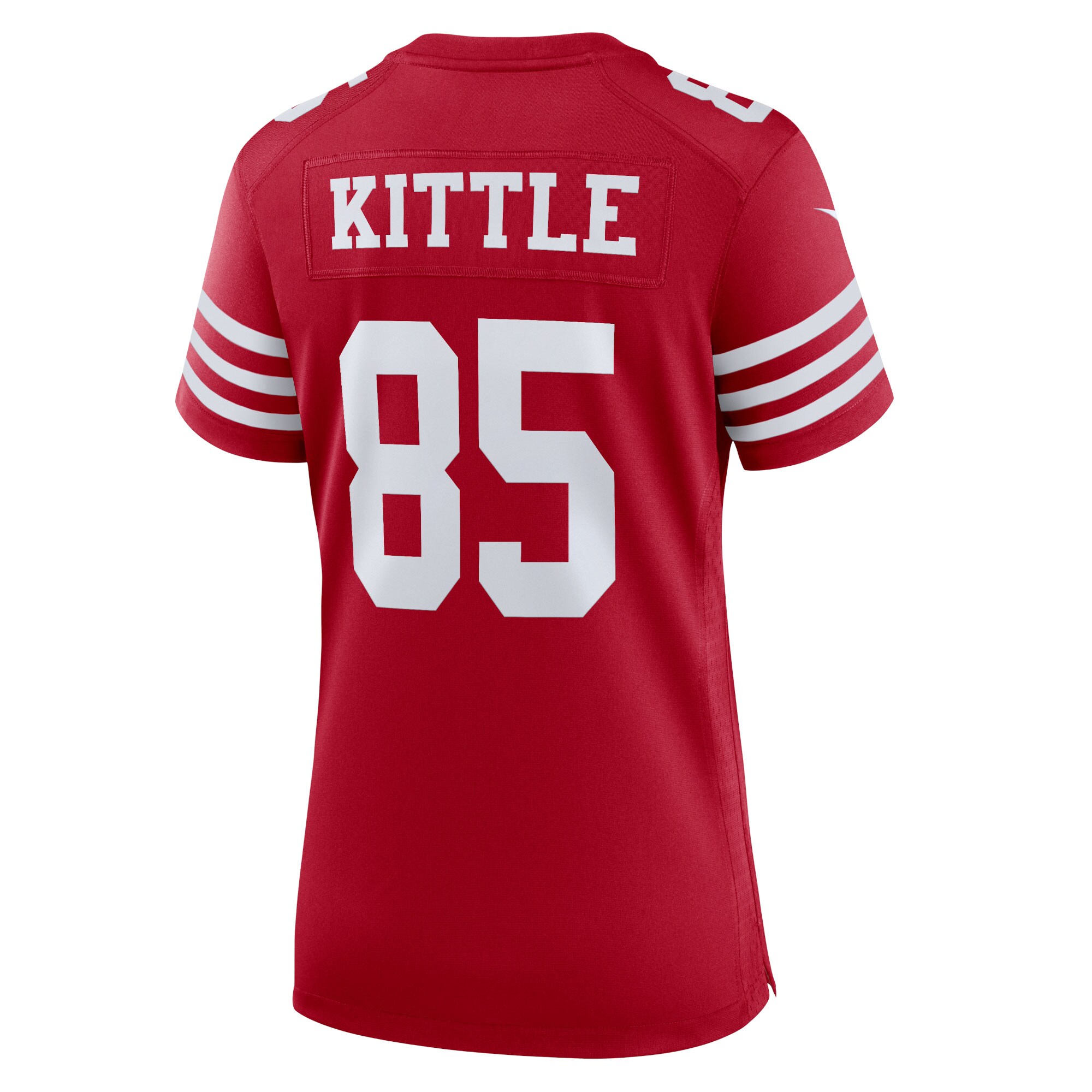 George Kittle San Francisco 49ers Nike Women’s Team Game Player Jersey – Scarlet Clowdercats