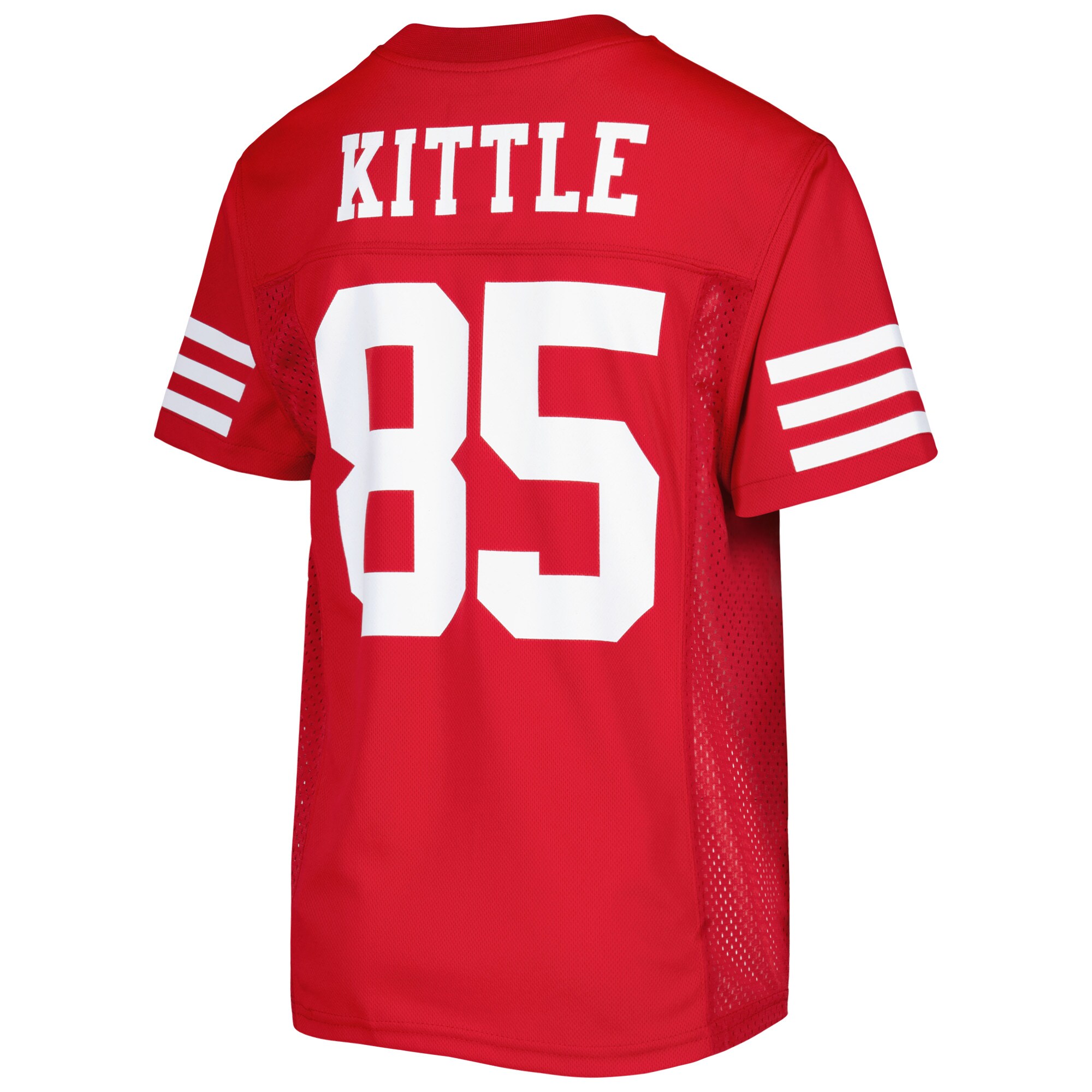 George Kittle San Francisco 49ers Youth Team Replica Player Jersey – Scarlet Clowdercats