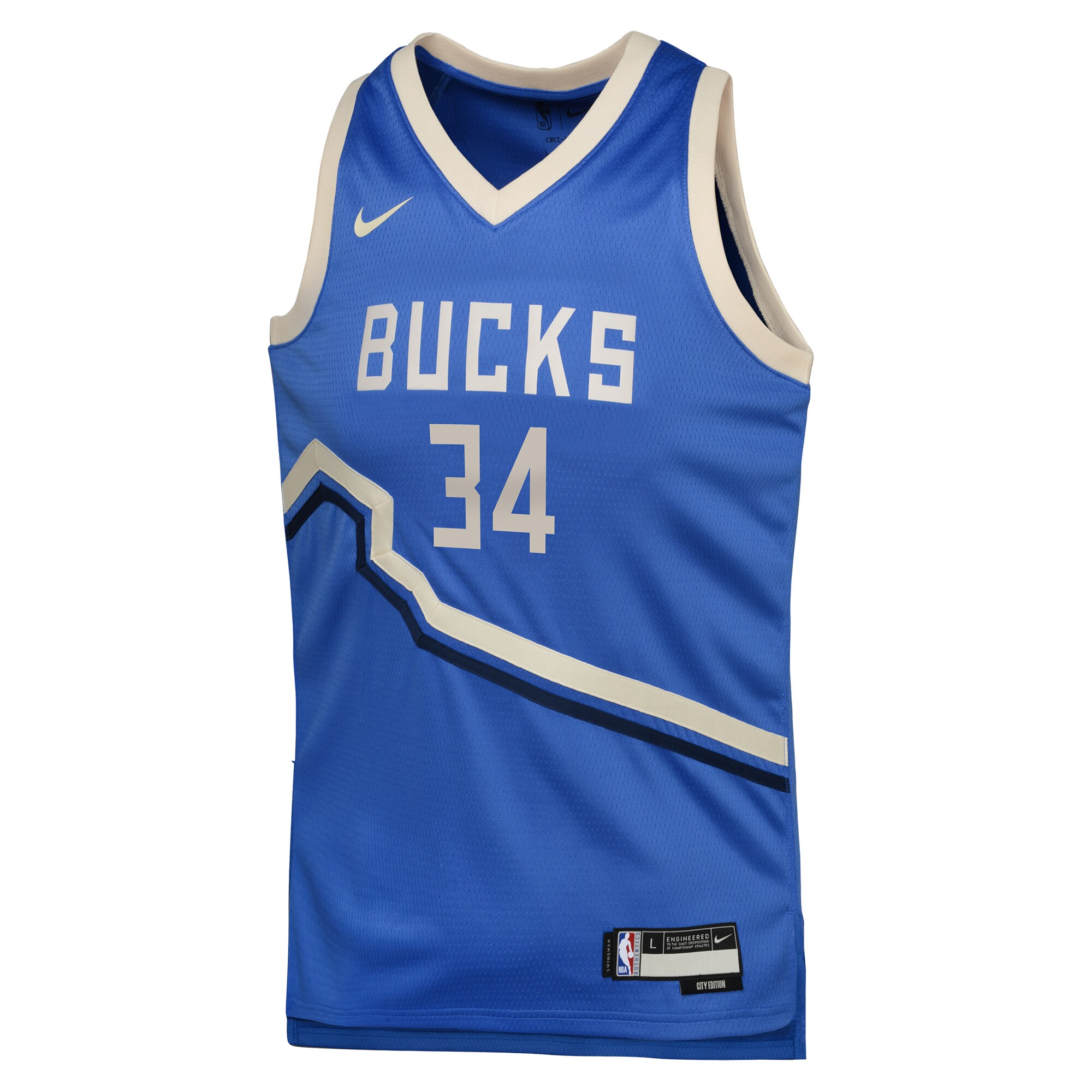 Giannis Antetokounmpo Milwaukee Bucks Nike Youth 2024/25 Swingman Player Jersey – City Edition – Royal Clowdercats