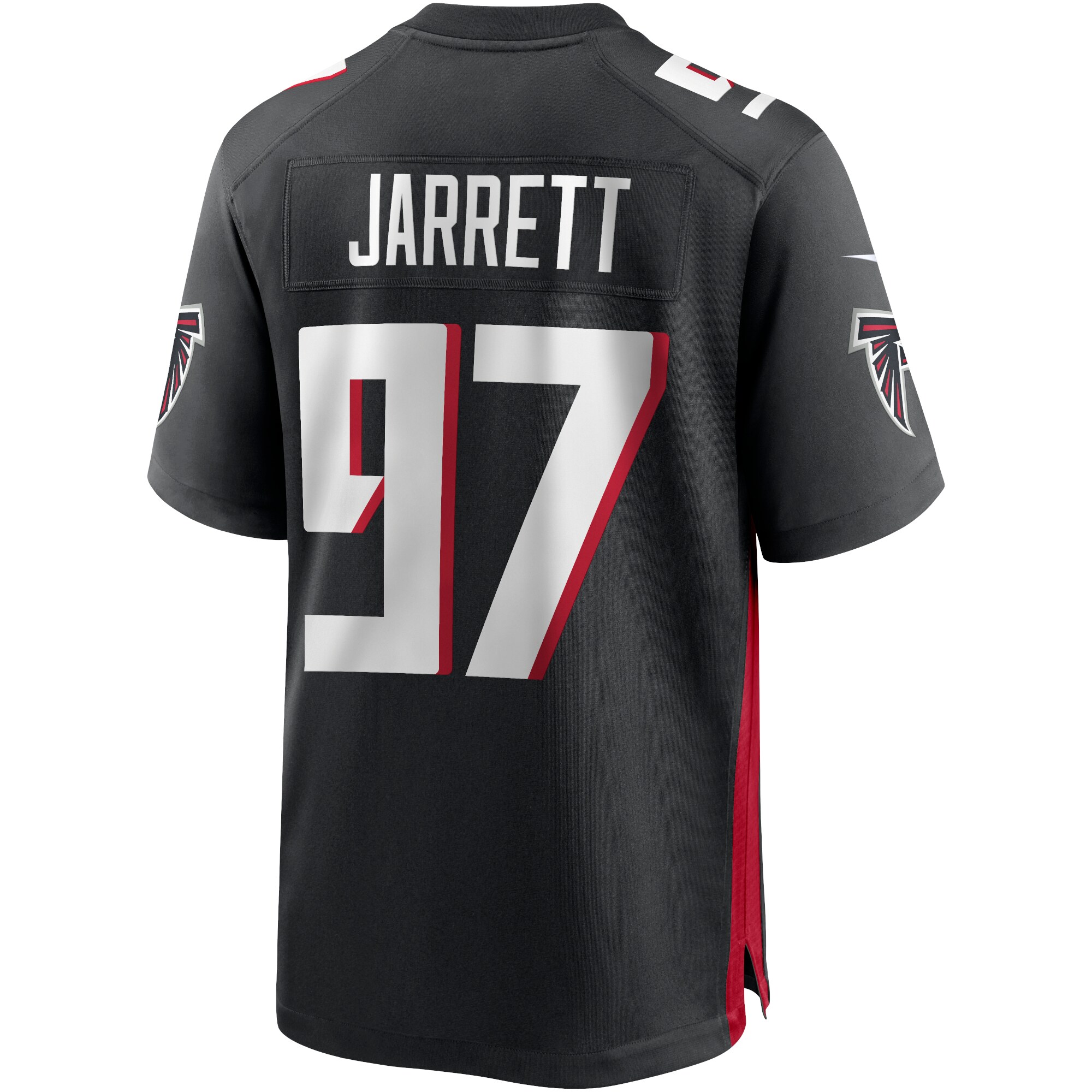 Grady Jarrett Atlanta Falcons Nike Game Player Jersey – Black Clowdercats