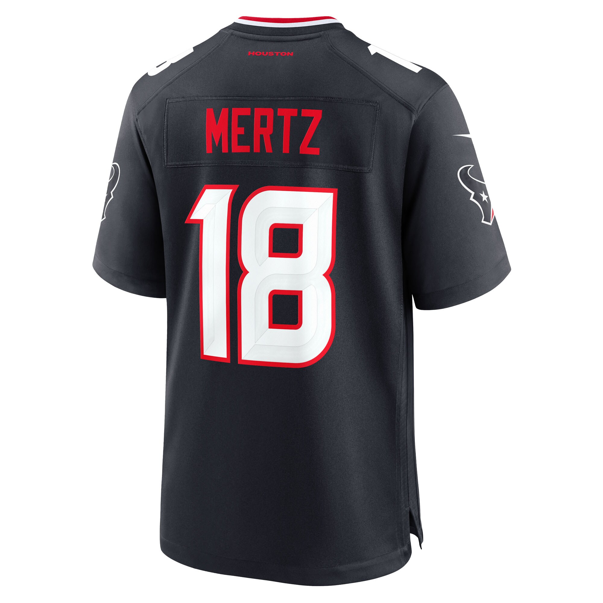 Graham Mertz Houston Texans Nike Team Game Jersey – Navy Clowdercats
