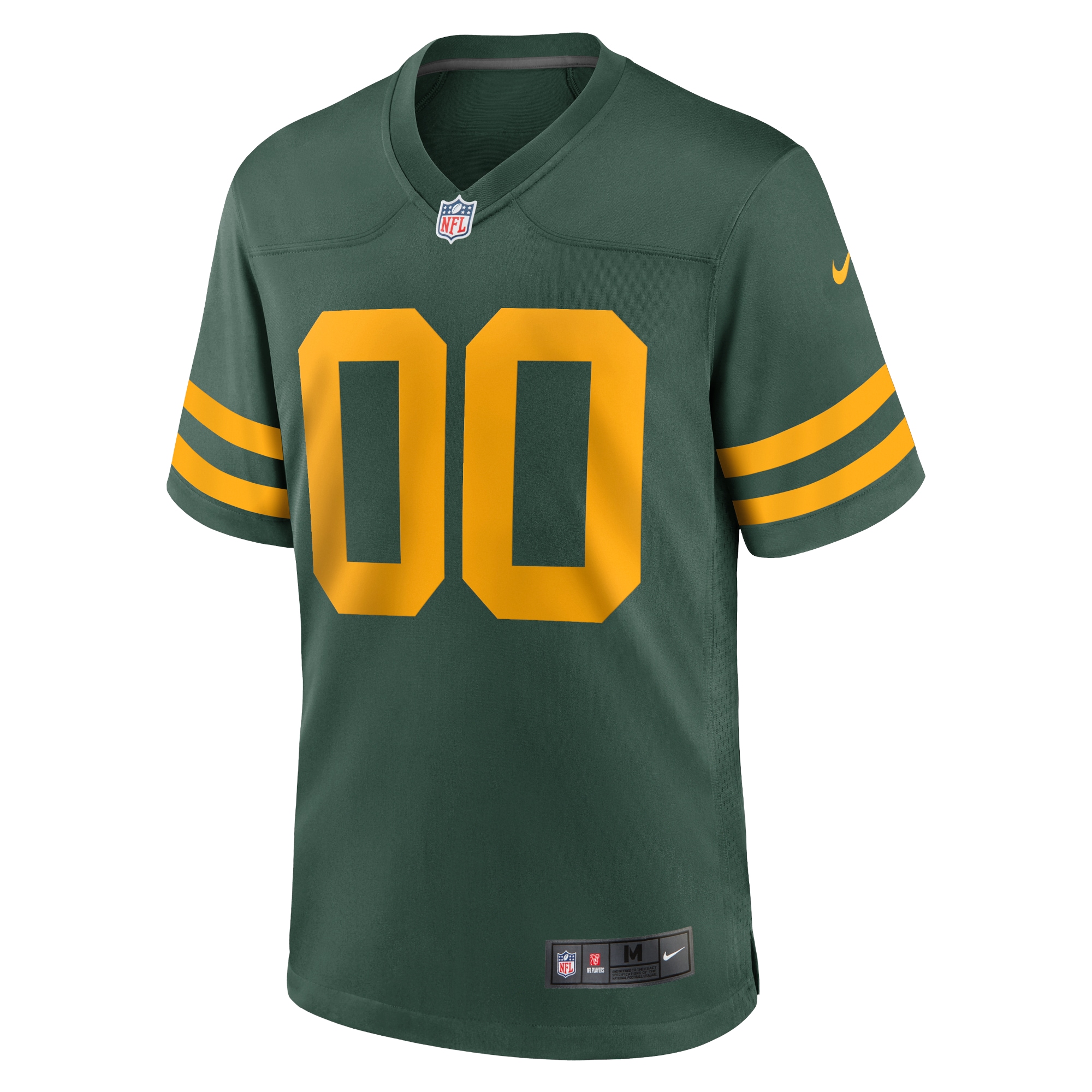 Green Bay Packers Nike Alternate Custom Jersey – Green Clowdercats