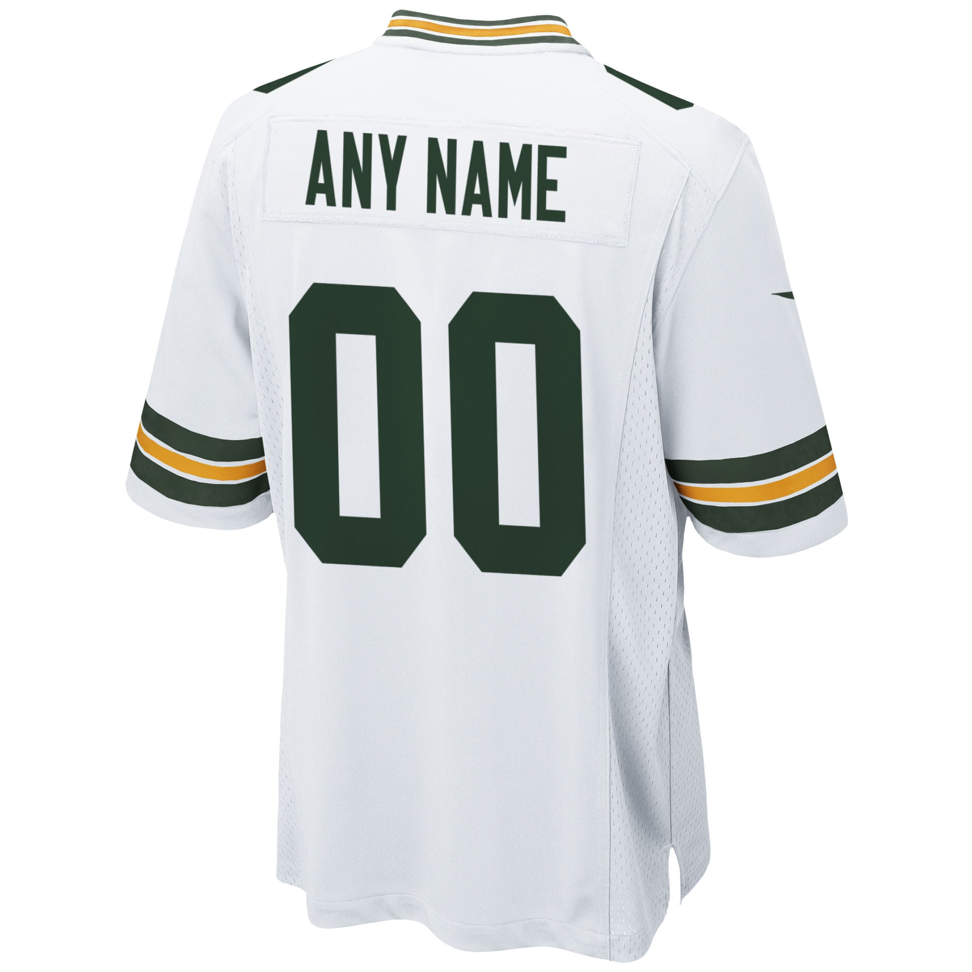 Green Bay Packers Nike Custom Game Jersey – White Clowdercats