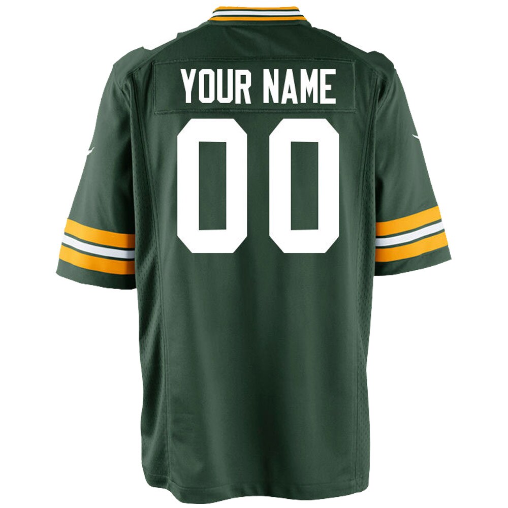 Green Bay Packers Nike Youth Custom Game Jersey – Green Clowdercats