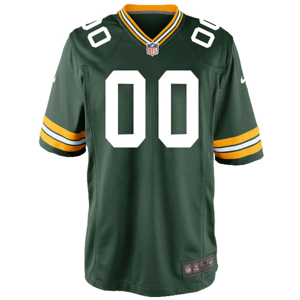 Green Bay Packers Nike Youth Custom Game Jersey – Green Clowdercats