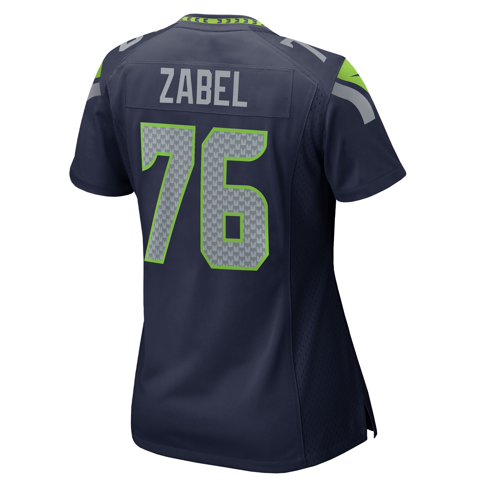 Grey Zabel Seattle Seahawks Nike Women’s Team Game Jersey – College Navy Clowdercats