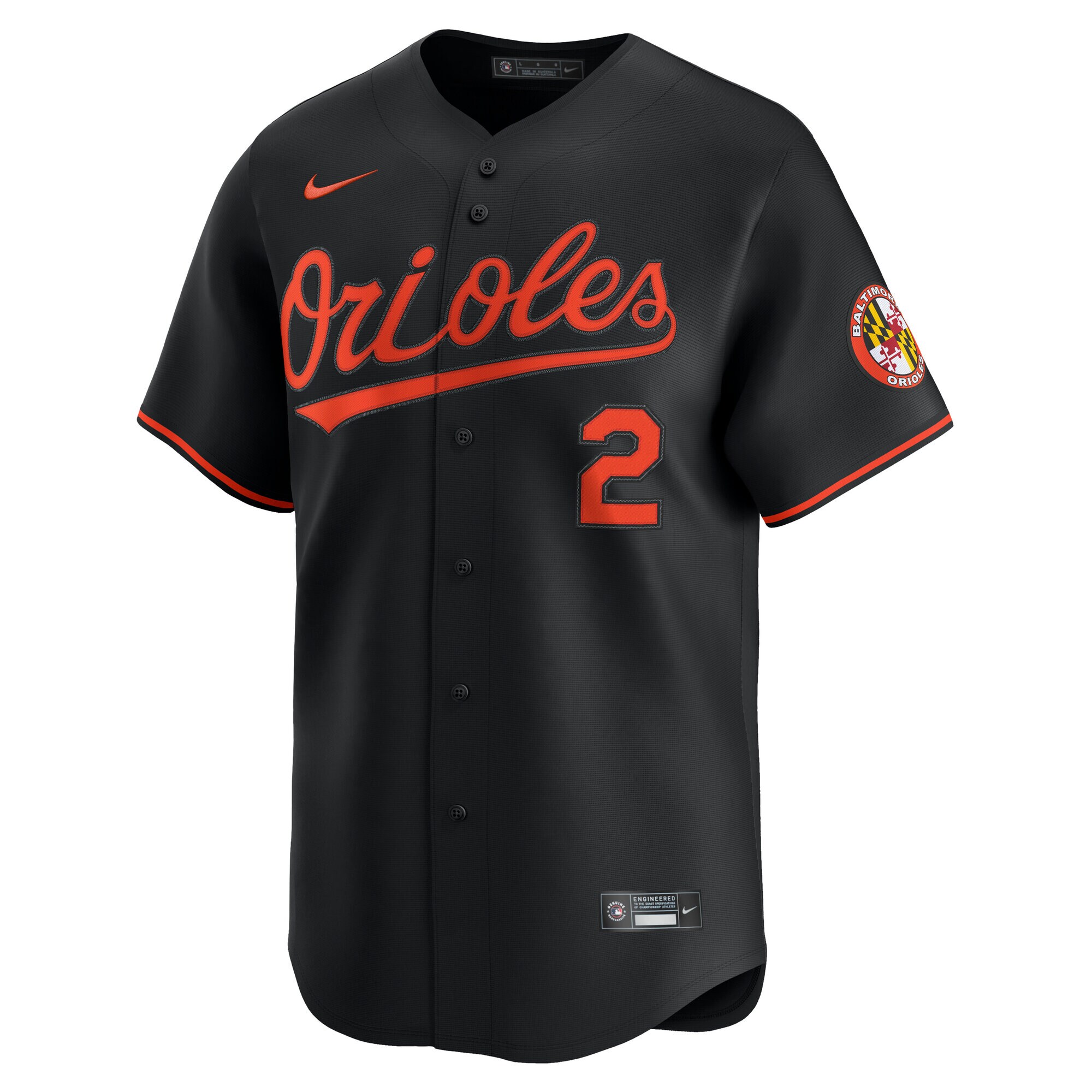 Gunnar Henderson Baltimore Orioles Nike Alternate Limited Player Jersey – Black