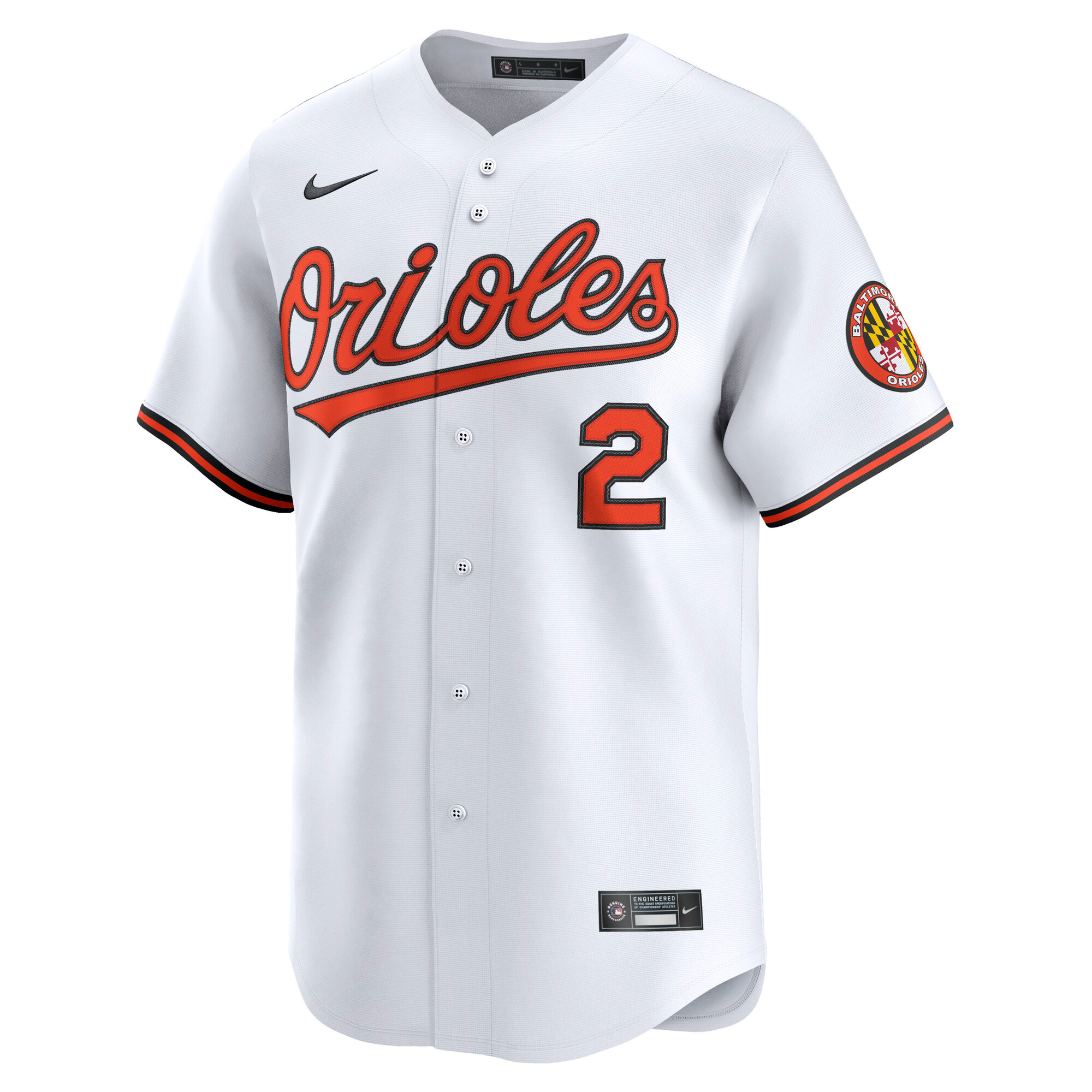 Gunnar Henderson Baltimore Orioles Nike Limited Player Jersey – White