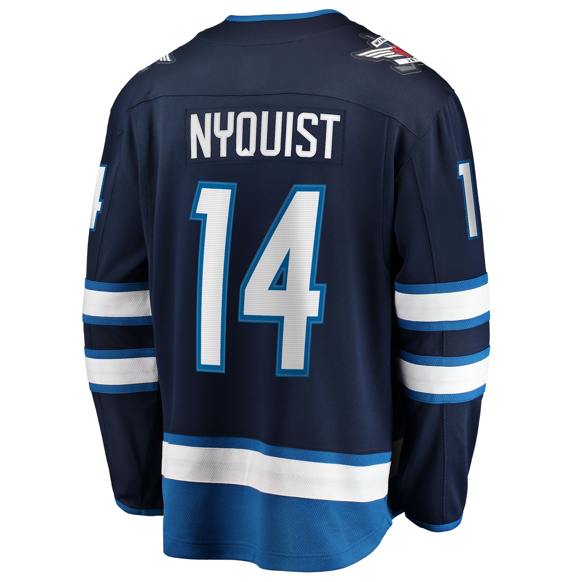 Gustav Nyquist Winnipeg Jets Fanatics Home Breakaway Jersey – Navy Clowdercats