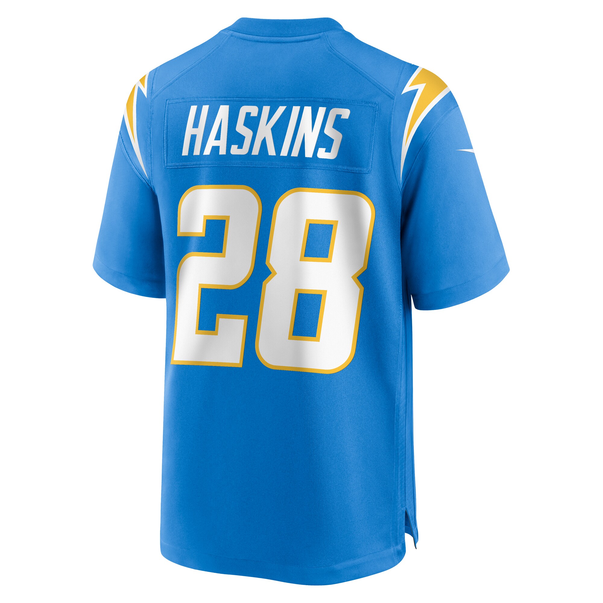 Hassan Haskins Los Angeles Chargers Nike Team Game Jersey – Powder Blue Clowdercats