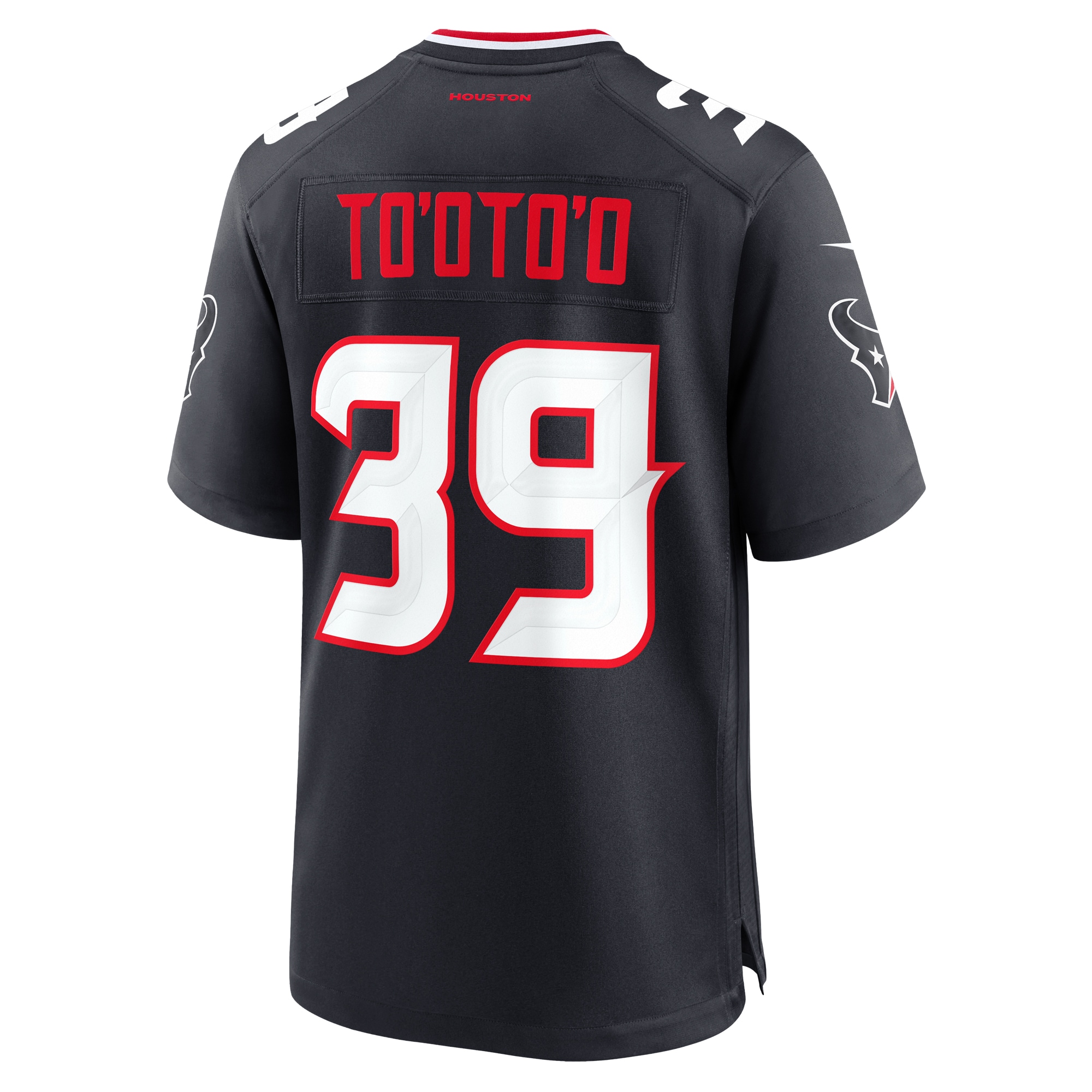 Henry To’oto’o Houston Texans Nike Team Game Jersey – Navy Clowdercats