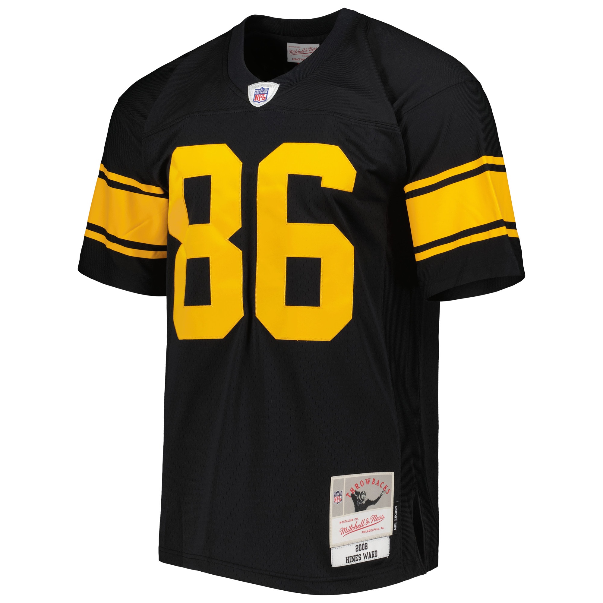 Hines Ward Pittsburgh Steelers Mitchell & Ness Legacy Replica Jersey – Black Clowdercats