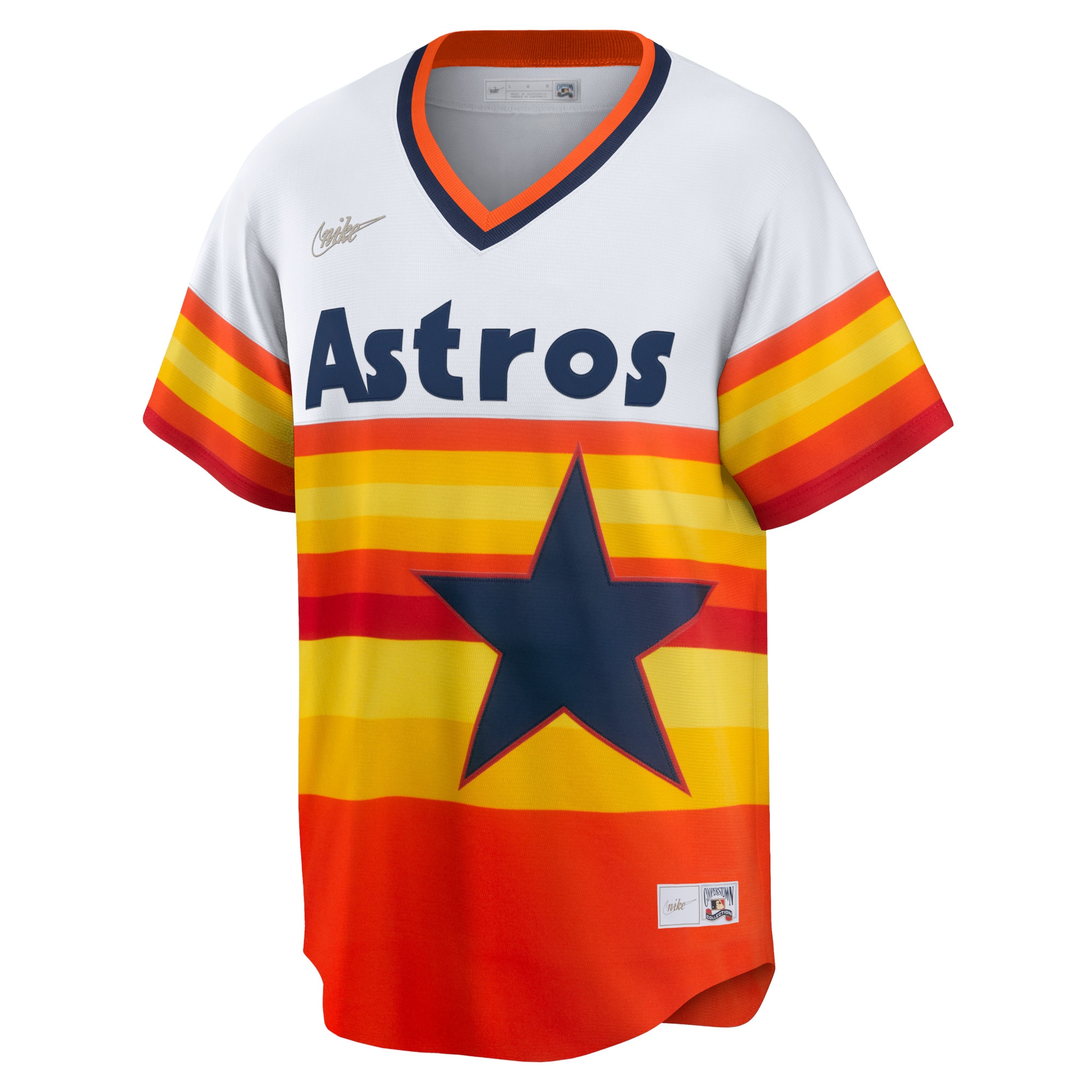 Houston Astros Nike Home Cooperstown Collection Team Jersey – White