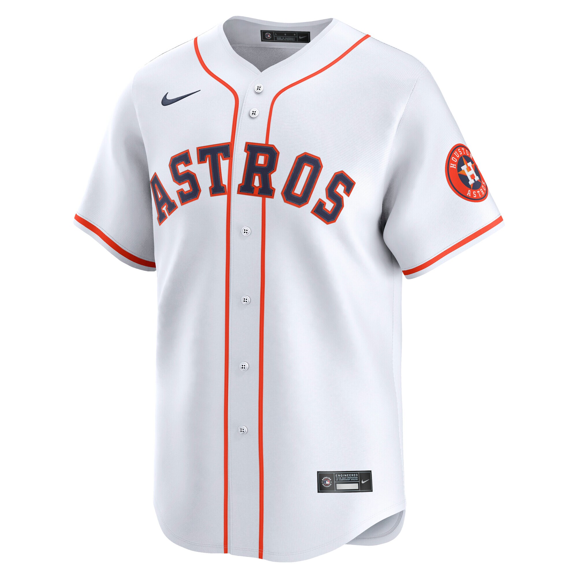 Houston Astros Nike Home Limited Jersey – White