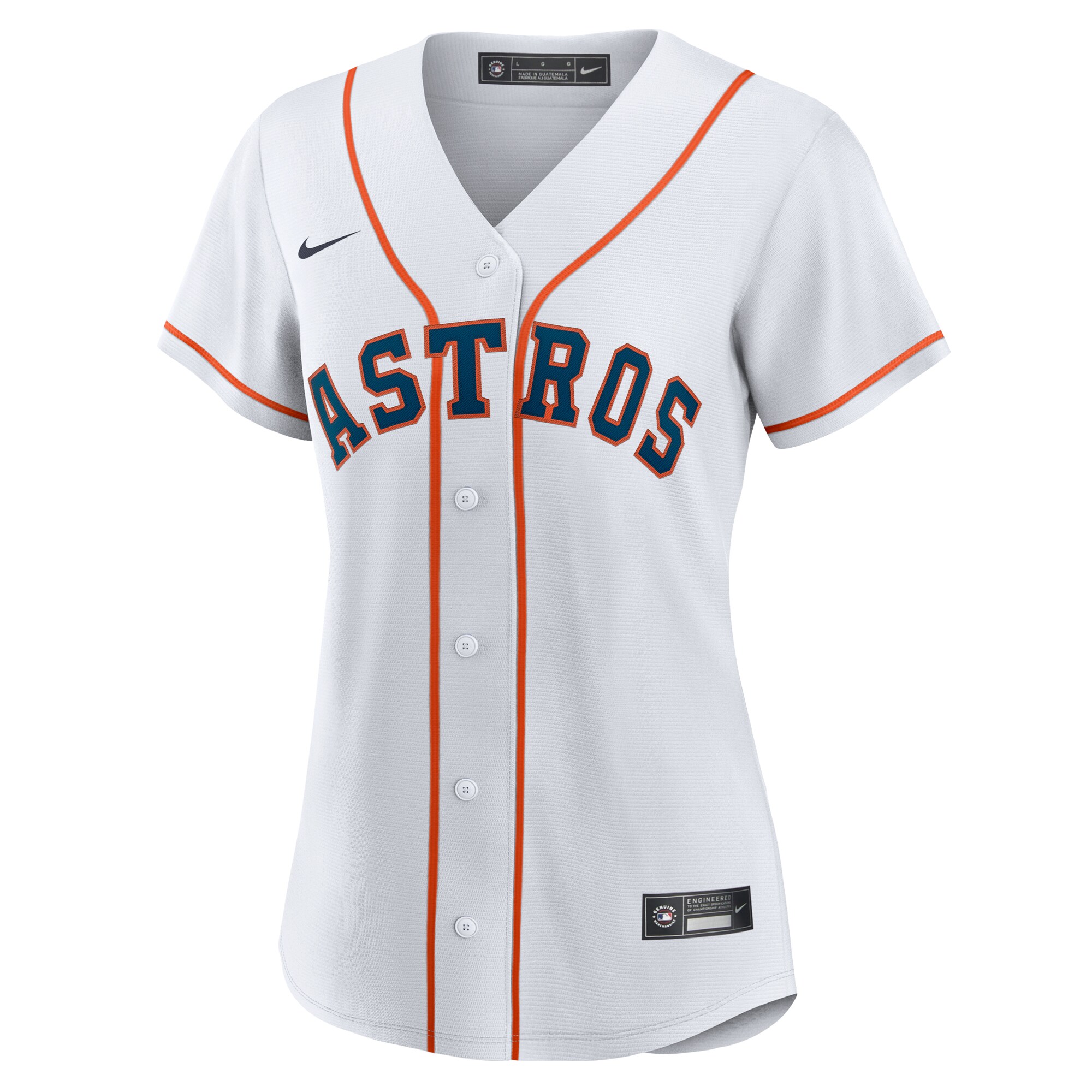 Houston Astros Nike Women’s #1 Mom Home Replica Jersey – White