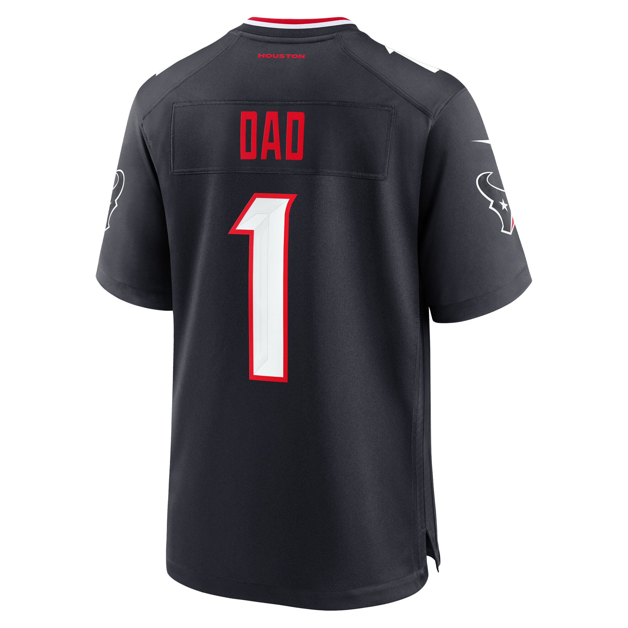 Houston Texans Nike #1 Dad Game Jersey – Navy Clowdercats