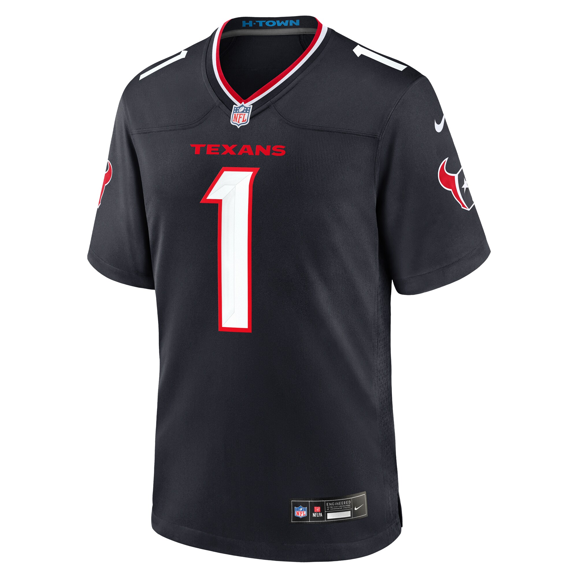 Houston Texans Nike #1 Dad Game Jersey – Navy Clowdercats