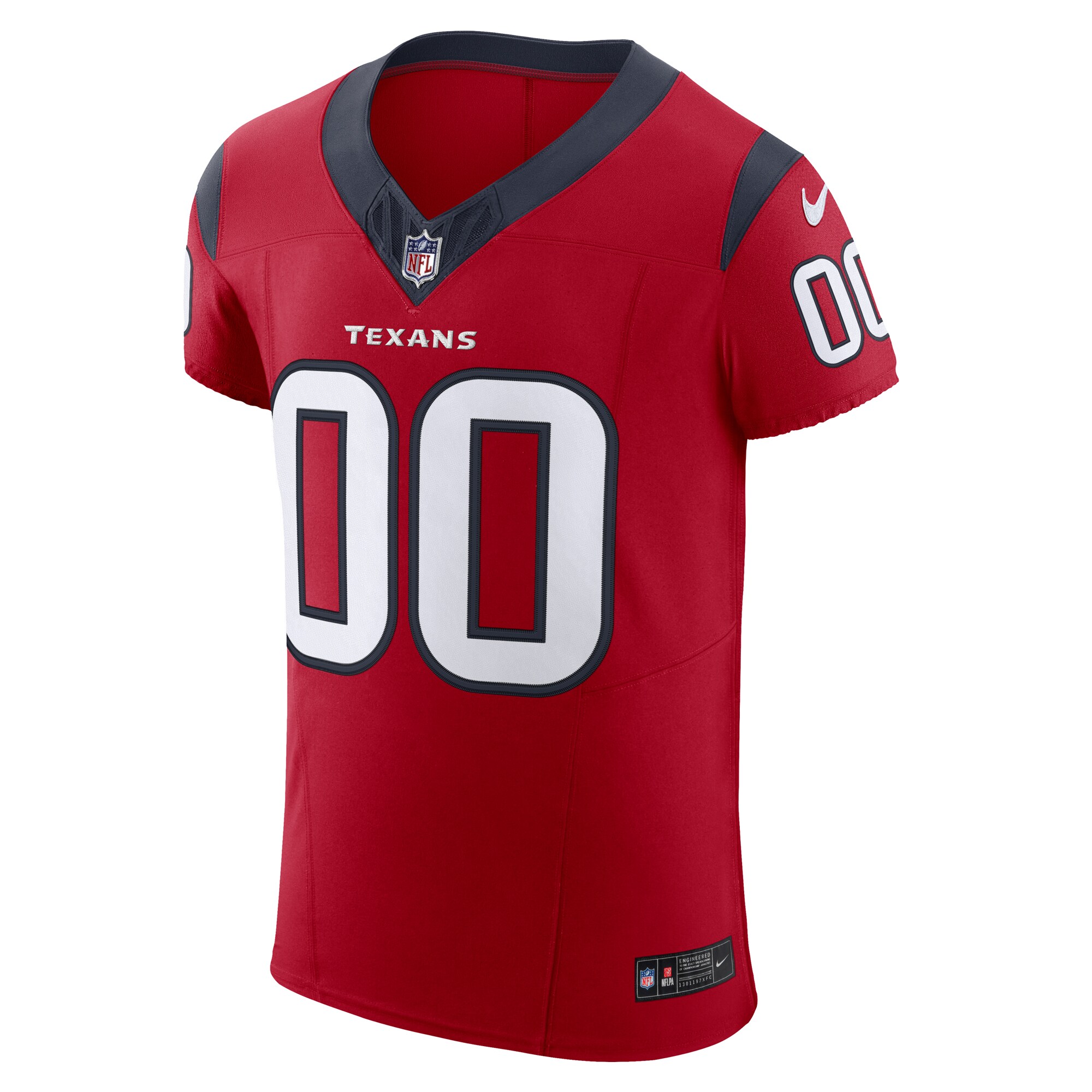 Houston Texans Nike Alternate Vapor F.U.S.E. Elite Custom Jersey – Red Clowdercats