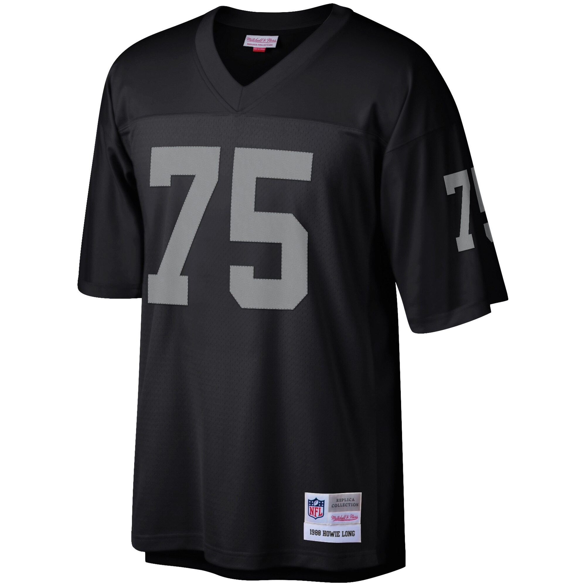 Howie Long Las Vegas Raiders Mitchell & Ness Retired Player Legacy Replica Jersey – Black Clowdercats