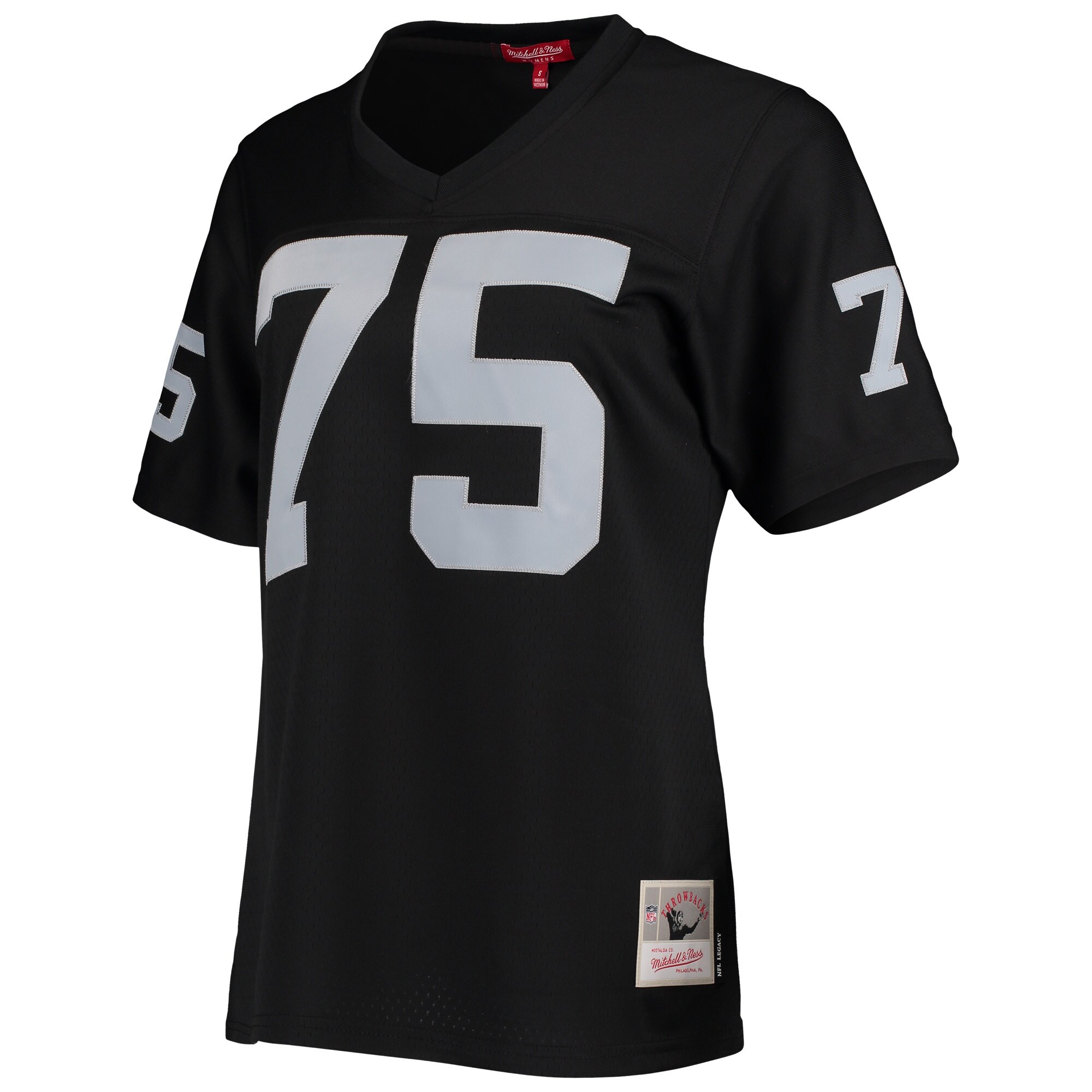 Howie Long Las Vegas Raiders Mitchell & Ness Women’s Legacy Replica Player Jersey – Black Clowdercats