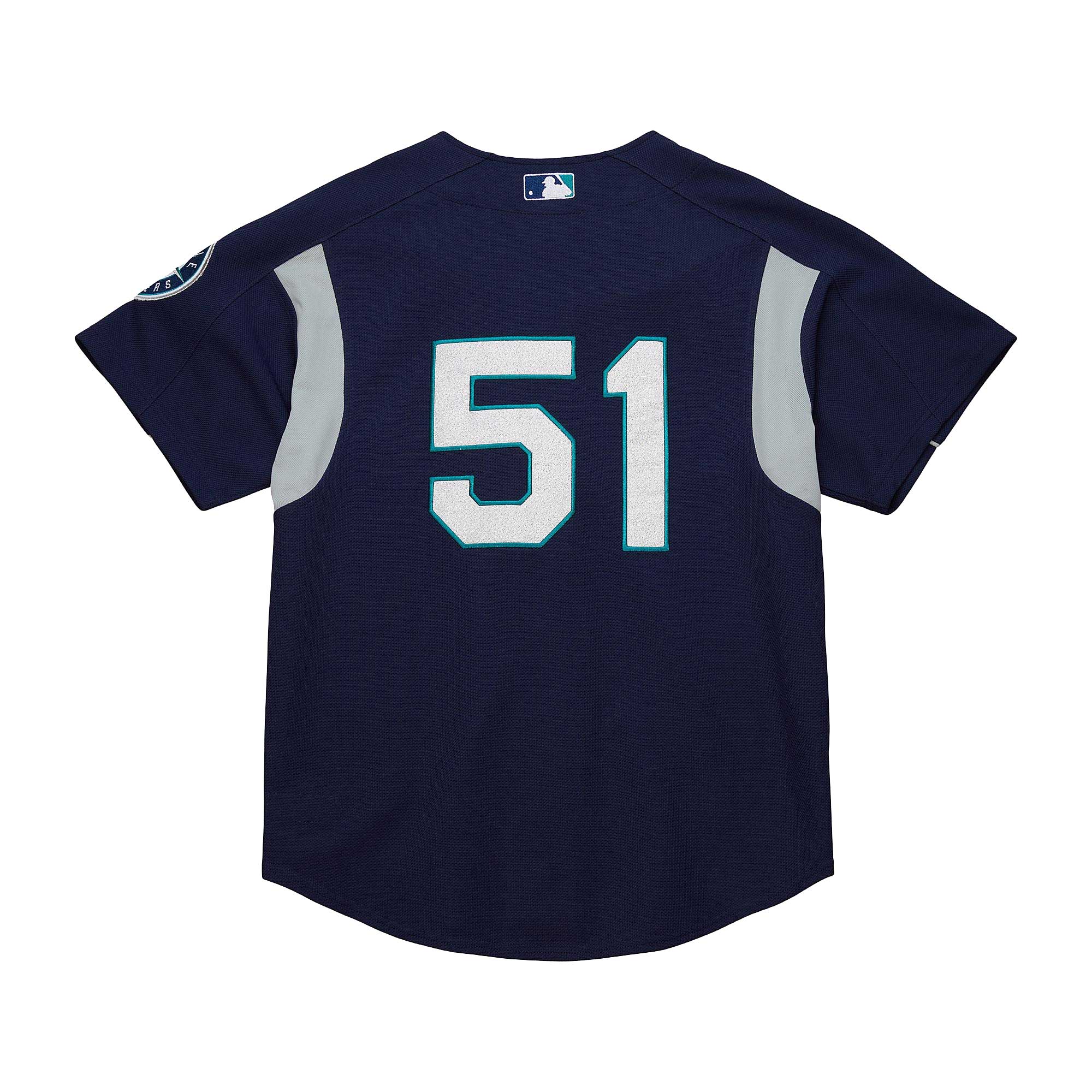 Ichiro Suzuki Seattle Mariners Mitchell & Ness Cooperstown Collection Batting Practice Jersey – Navy