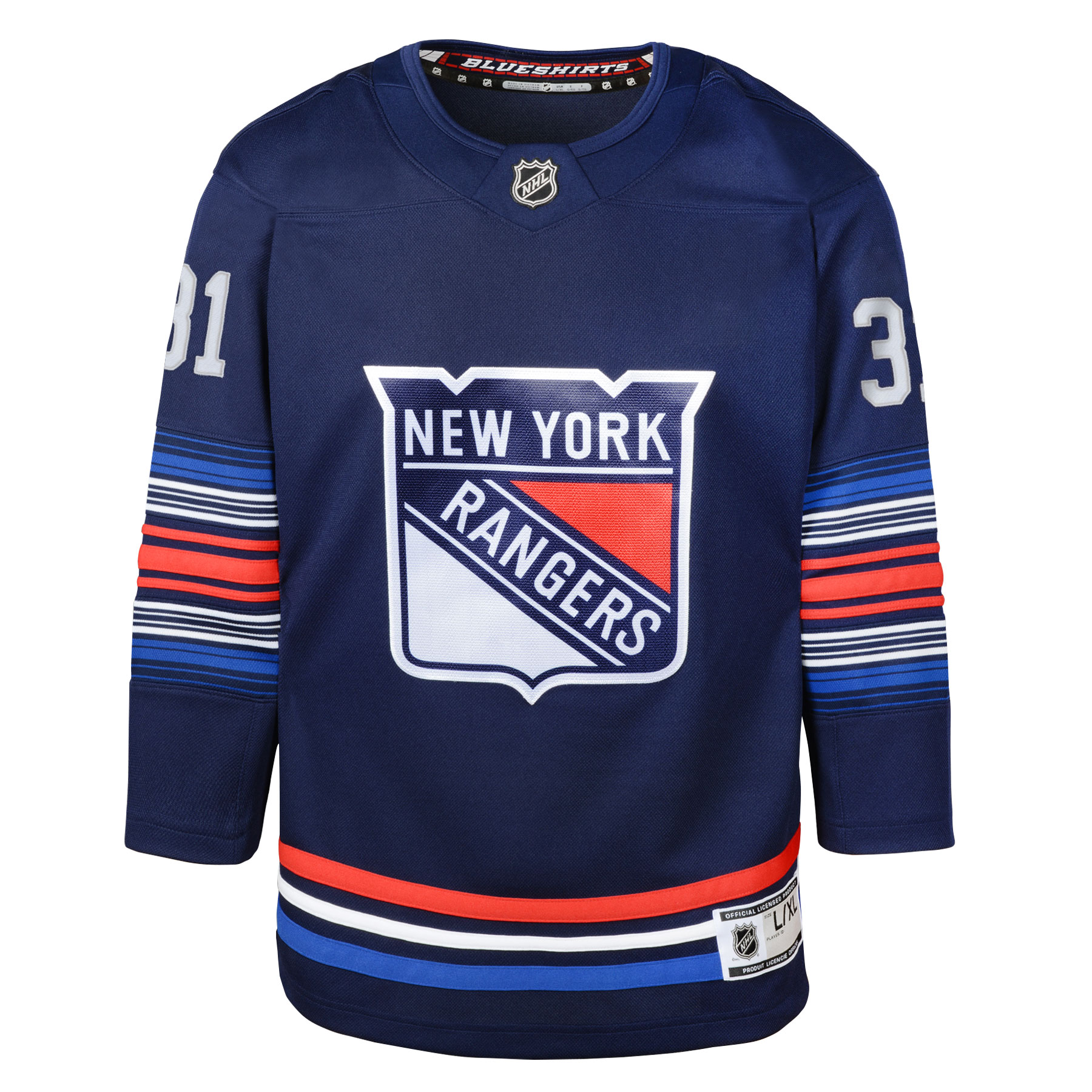 Igor Shesterkin New York Rangers Youth Alternate Premier Player Jersey – Navy Clowdercats