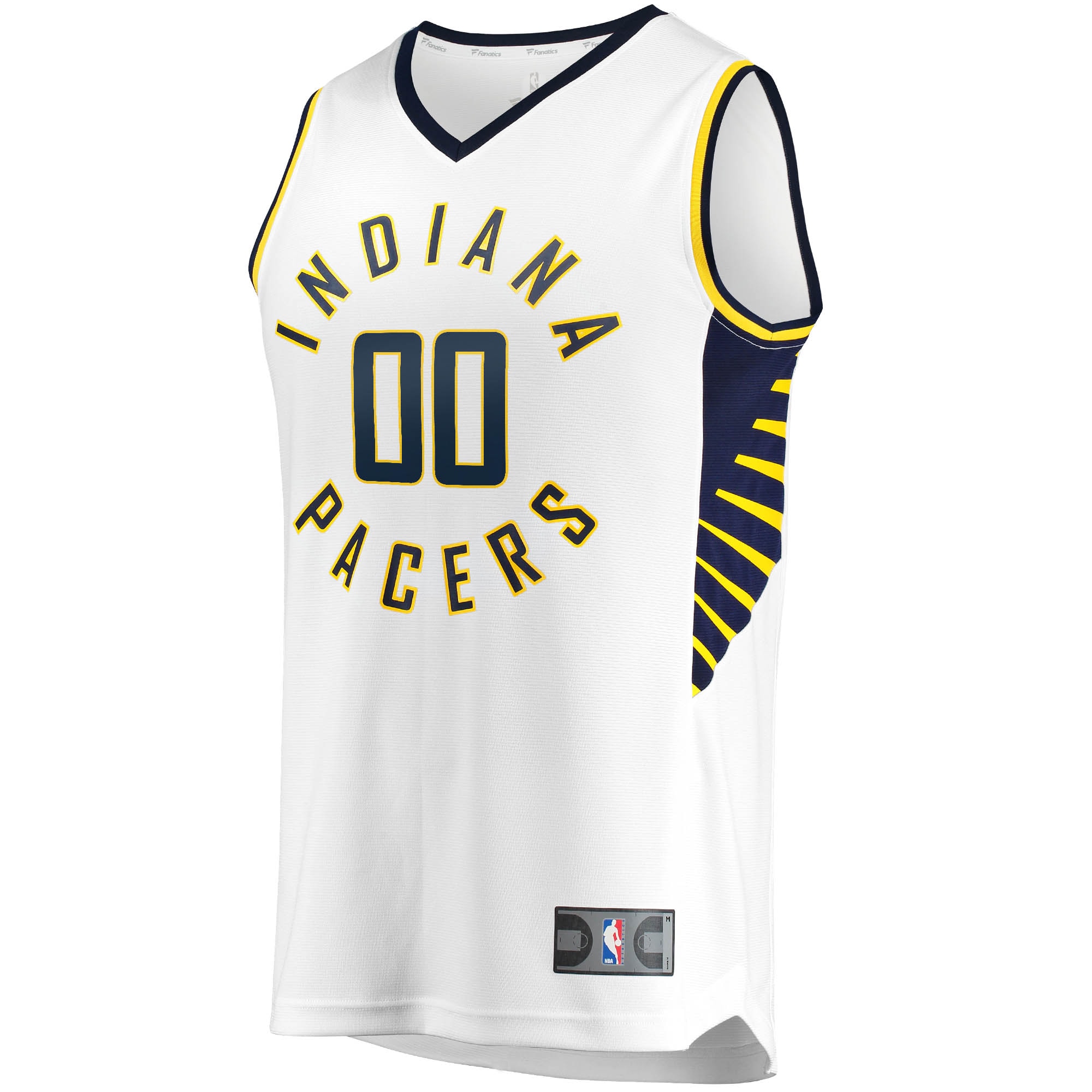 Indiana Pacers Fanatics Youth Fast Break Custom Replica Jersey White – Association Edition Clowdercats
