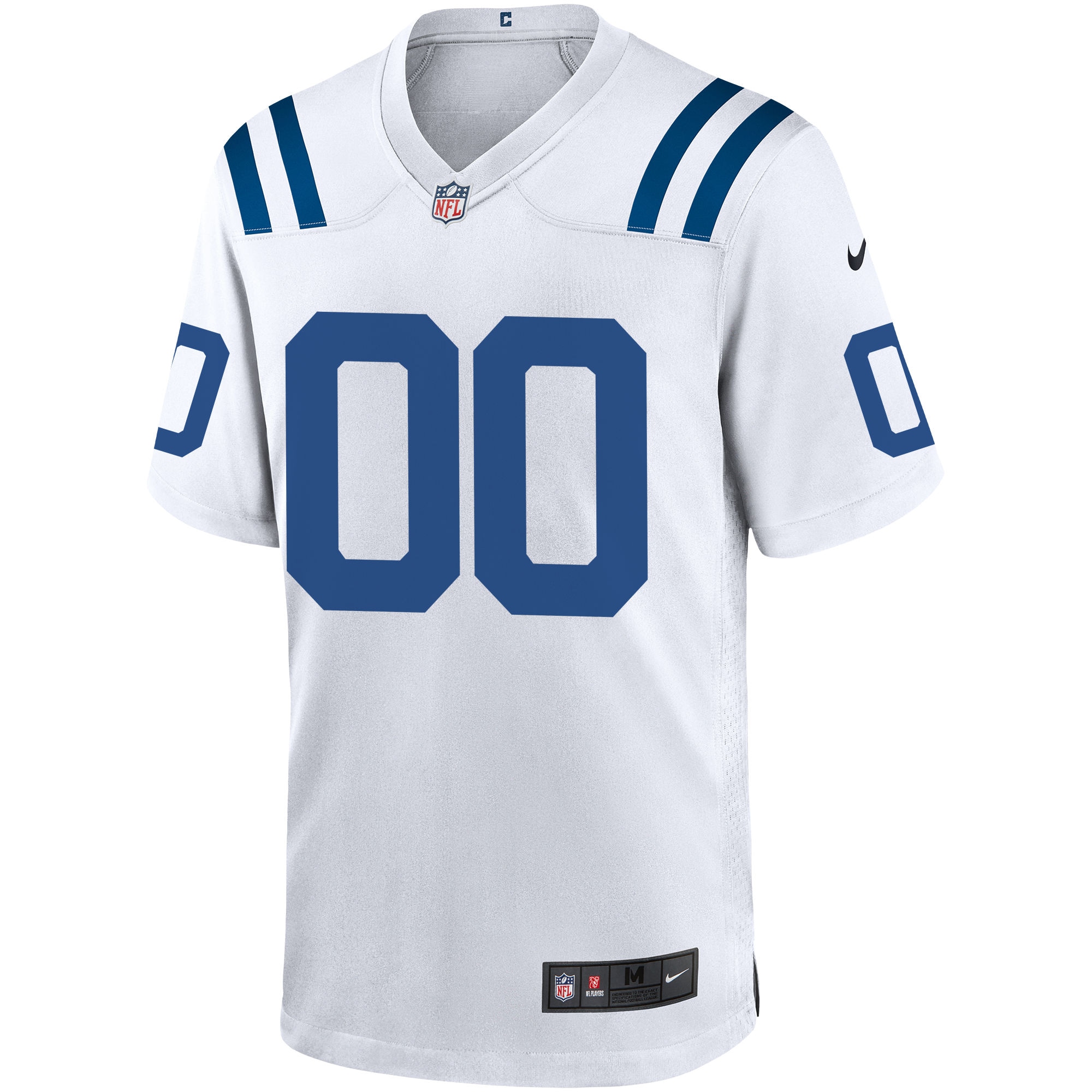 Indianapolis Colts Nike Custom Game Jersey – White Clowdercats