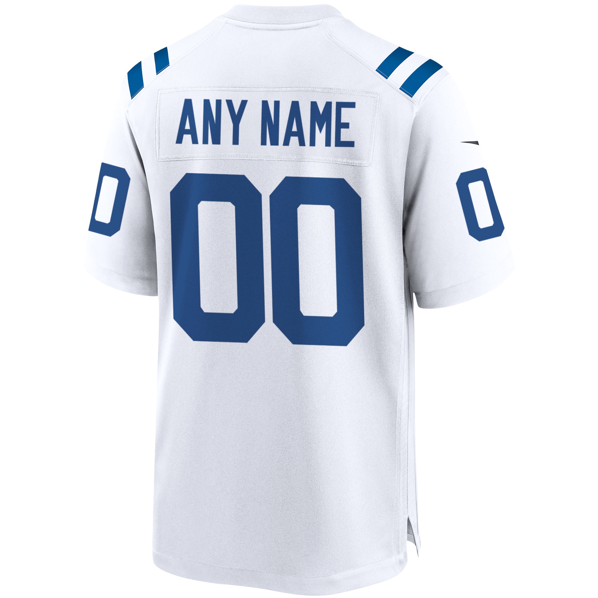 Indianapolis Colts Nike Custom Game Jersey – White Clowdercats