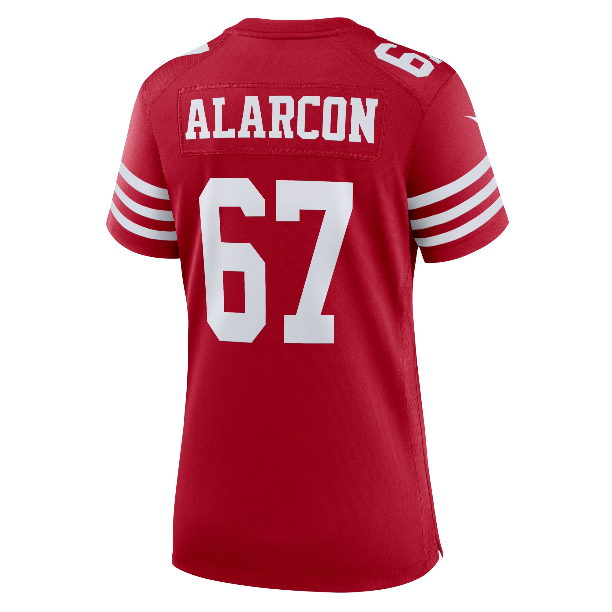 Isaac Alarcon San Francisco 49ers Nike Women’s Team Game Jersey – Scarlet Clowdercats