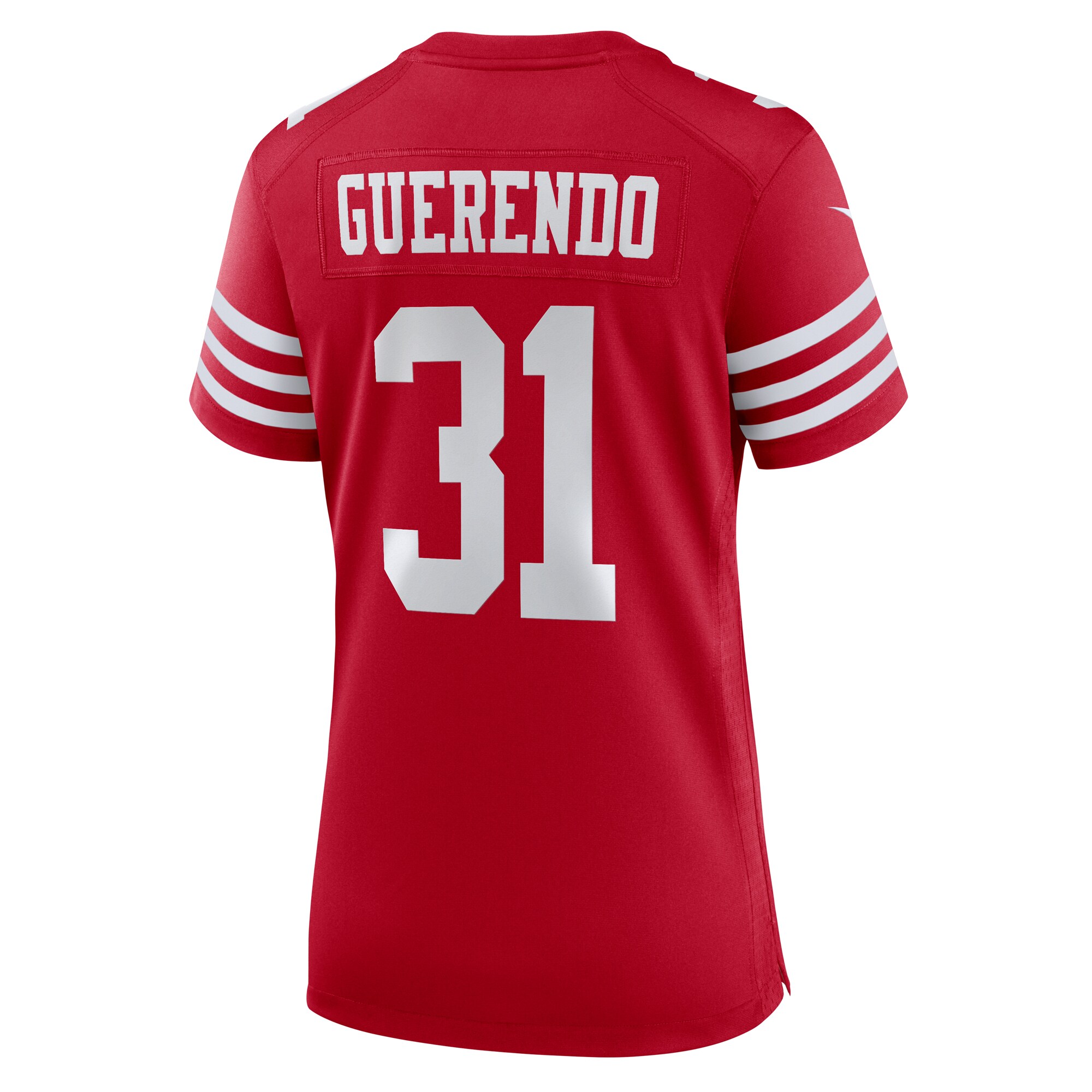 Isaac Guerendo San Francisco 49ers Nike Women’s Team Game Jersey – Scarlet Clowdercats