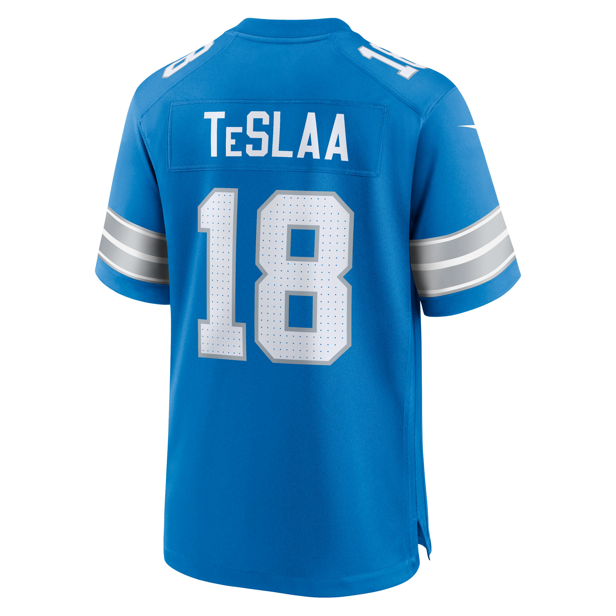 Isaac TeSlaa Detroit Lions Nike Game Player Jersey – Blue Clowdercats