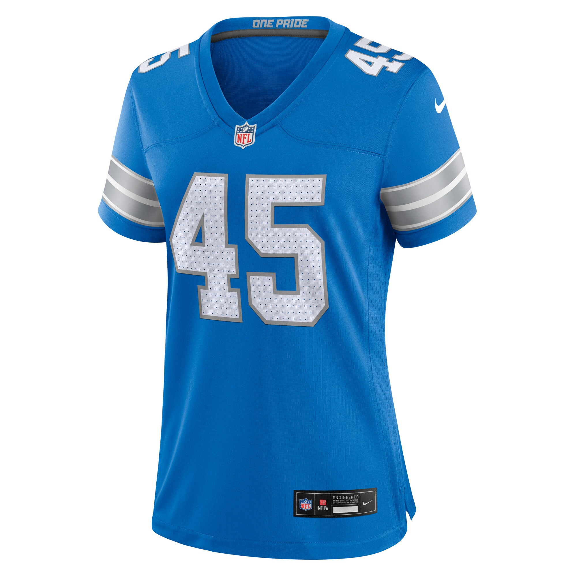 Isaac Ukwu Detroit Lions Nike Women’s Game Jersey – Blue Clowdercats