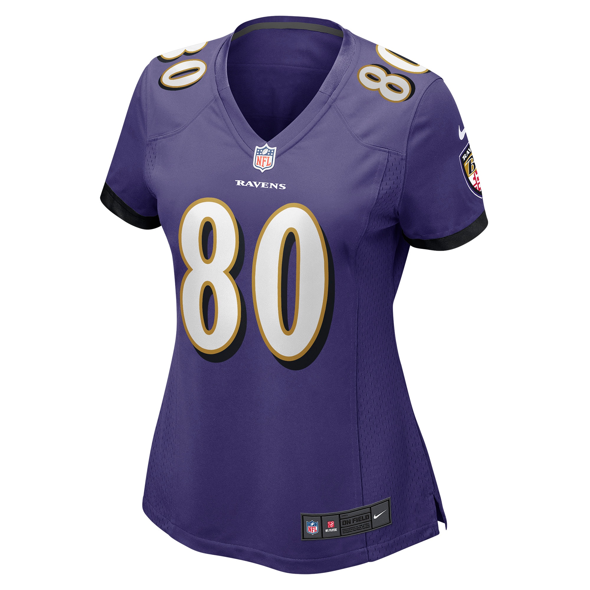 Isaiah Likely Baltimore Ravens Nike Women’s Player Game Jersey – Purple Clowdercats