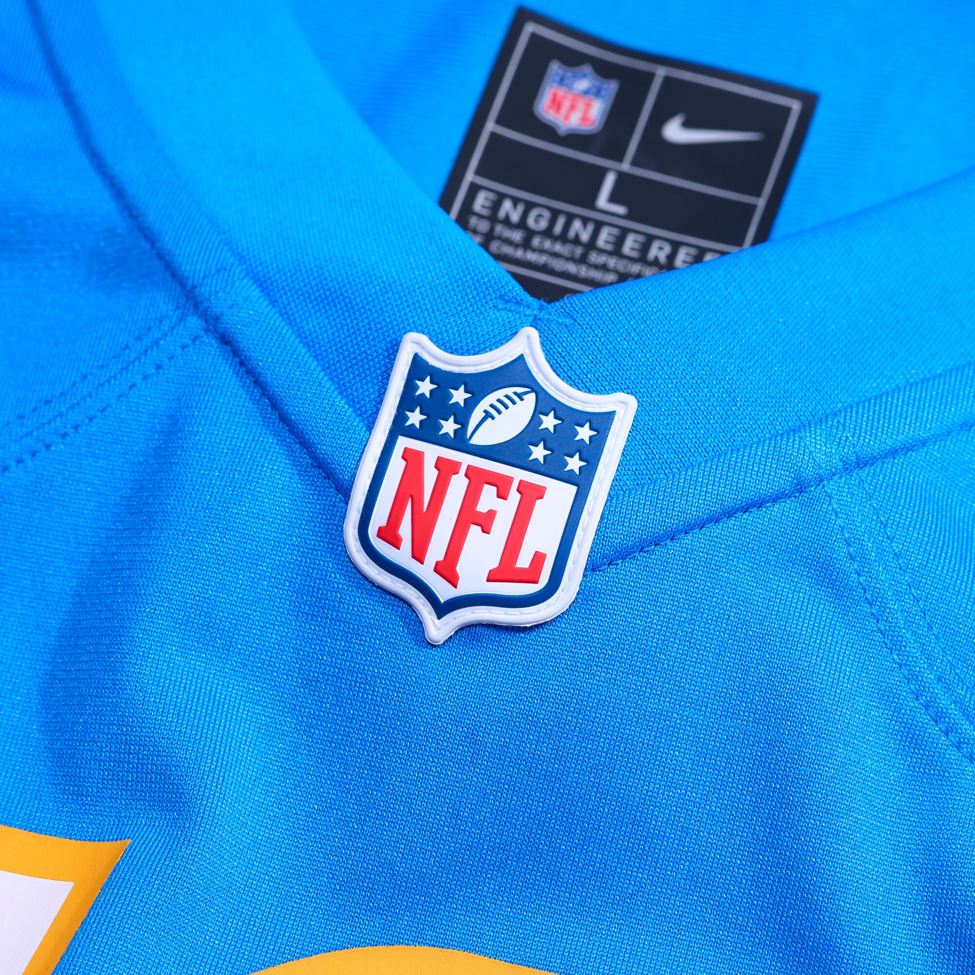 Isaiah Spiller Los Angeles Chargers Nike Game Jersey – Powder Blue Clowdercats
